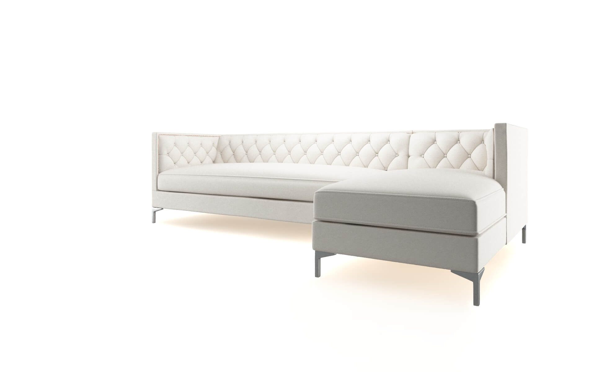 Gosford Redondo Pearl Panel metal legs 4