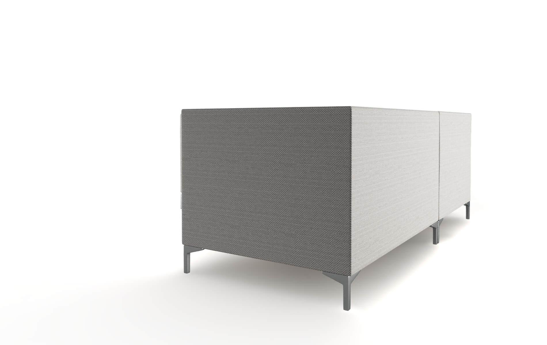 Gosford Redondo Stone Sectional metal legs 4