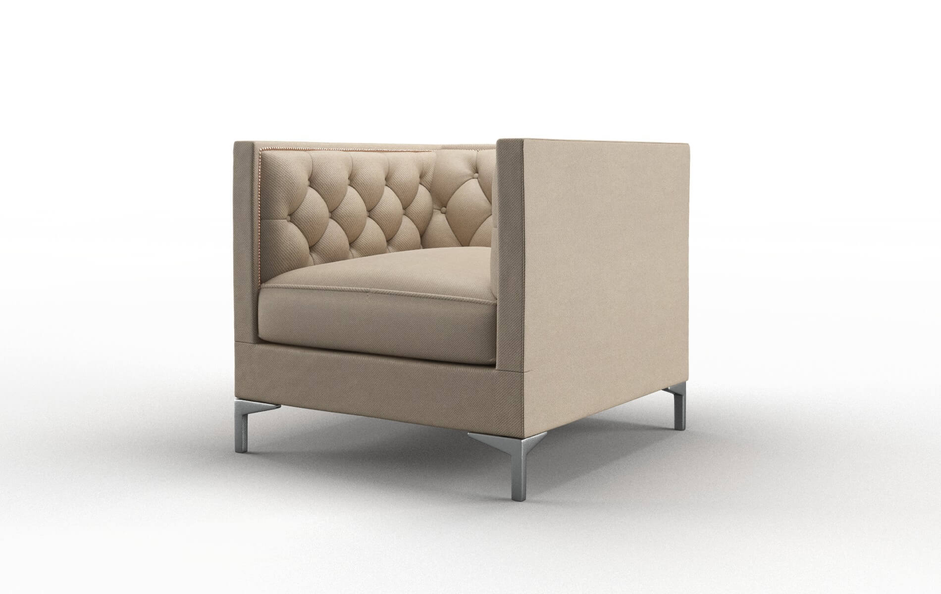 Gosford Rocket Cappuccino Chair metal legs 4