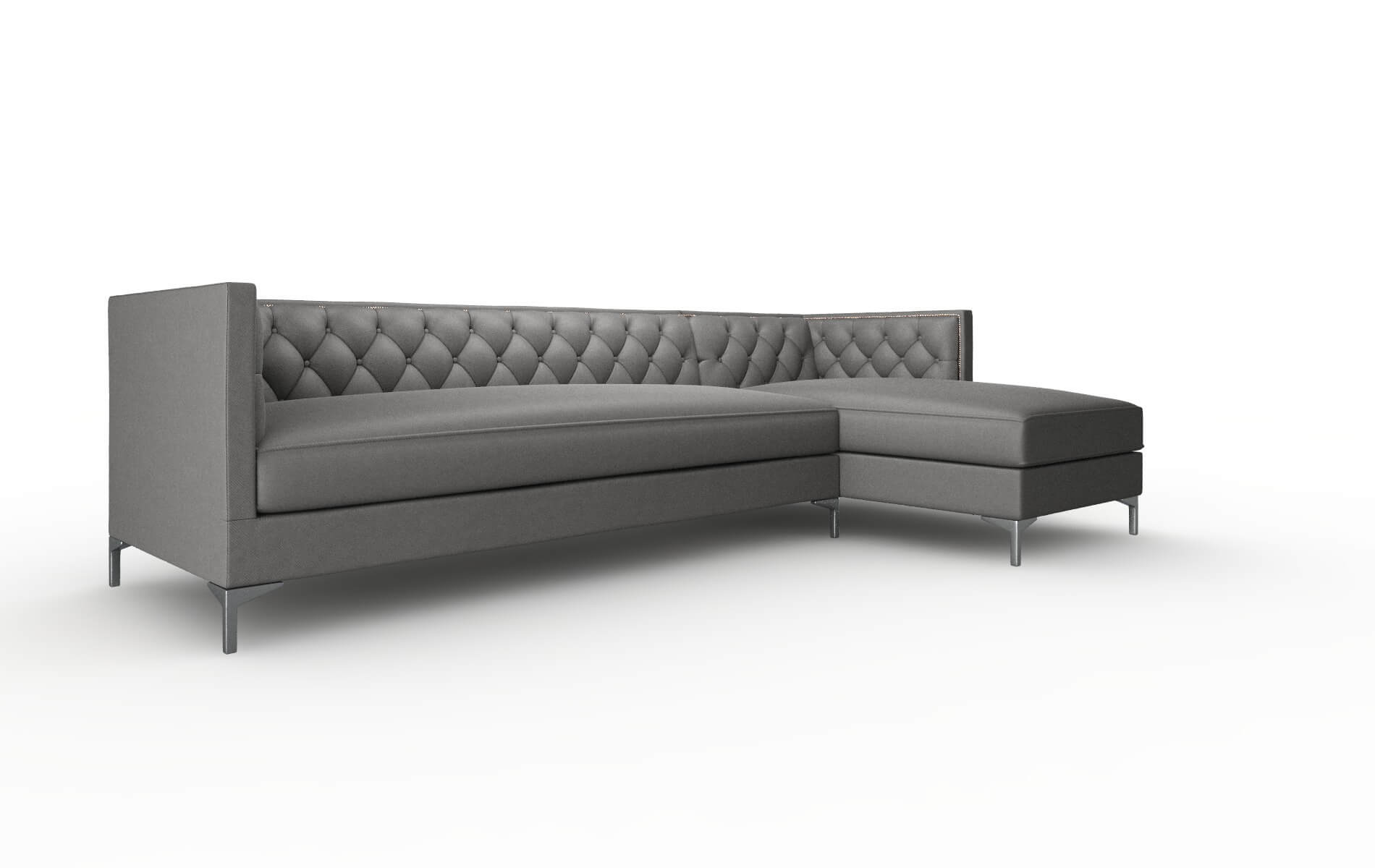 Gosford Rocket Charcoal Panel metal legs 2