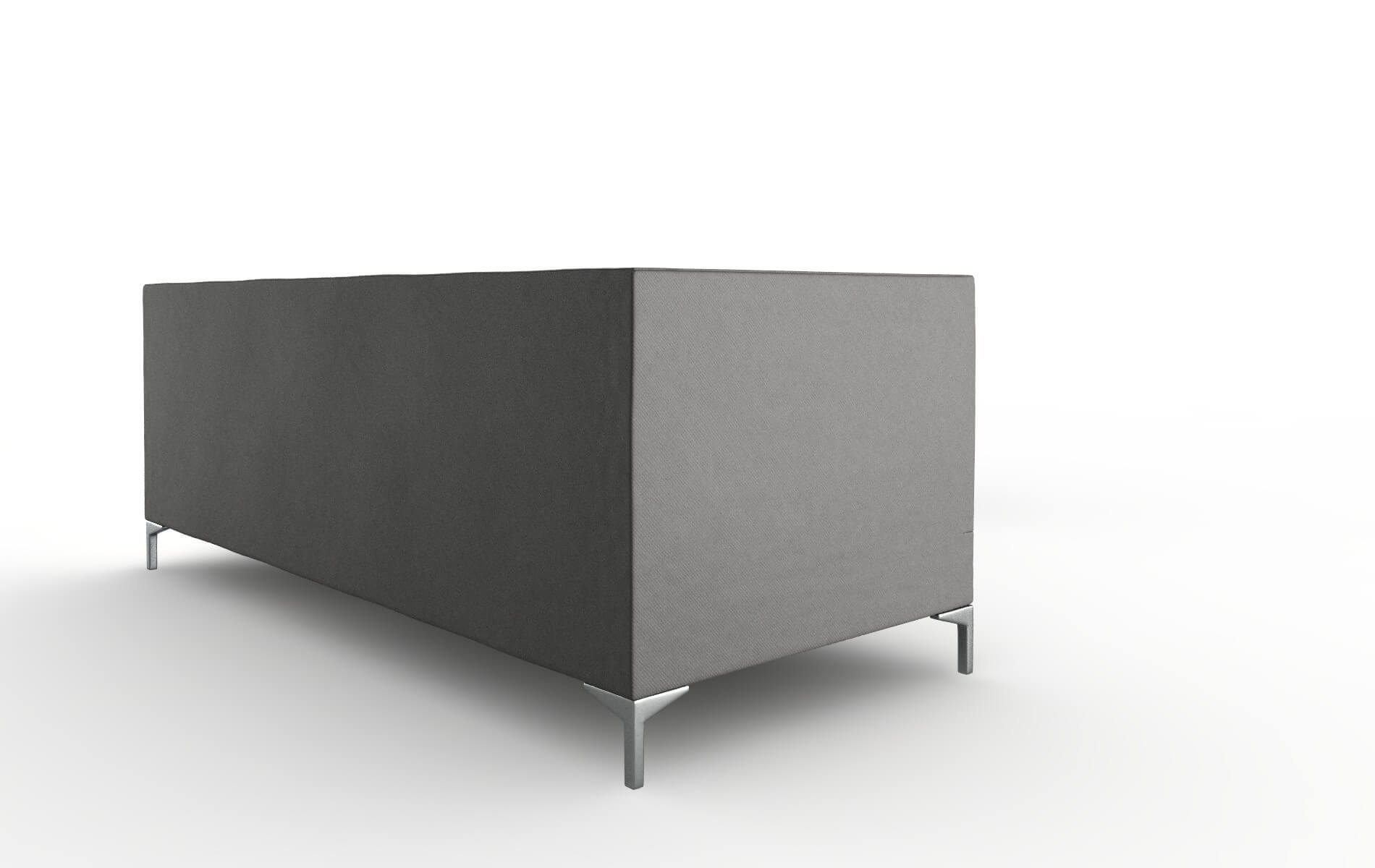 Gosford Rocket Charcoal Sectional metal legs 3