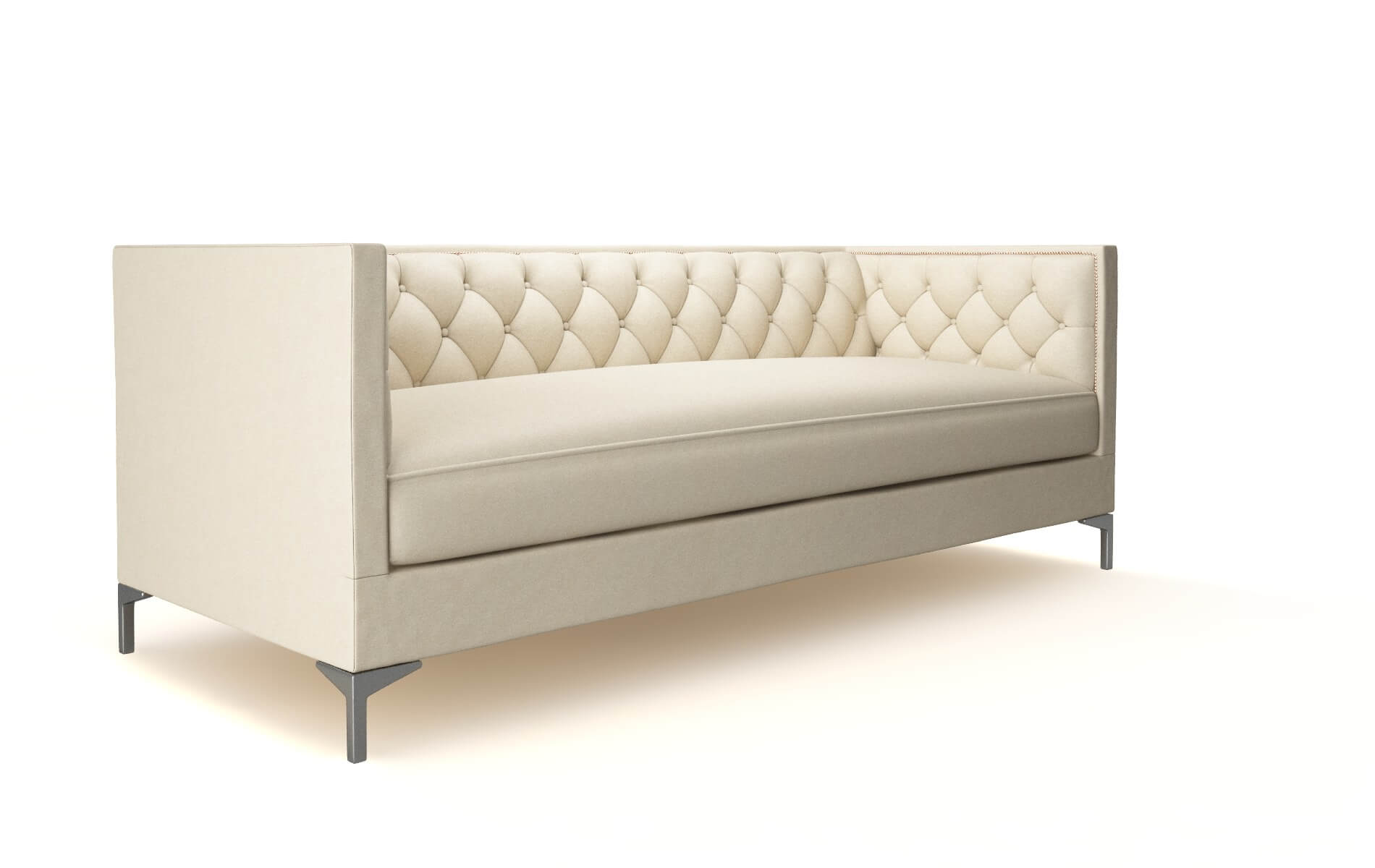 Gosford Rocket Sand Sofa metal legs 2