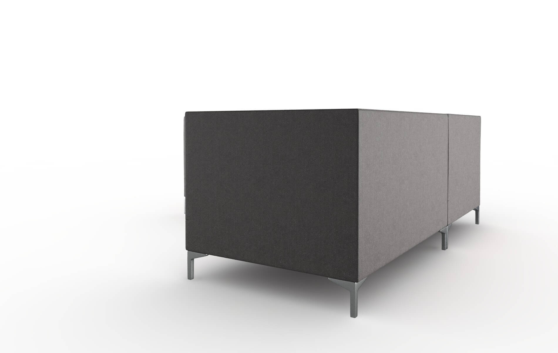 Gosford Sasha Grey Sectional metal legs 4