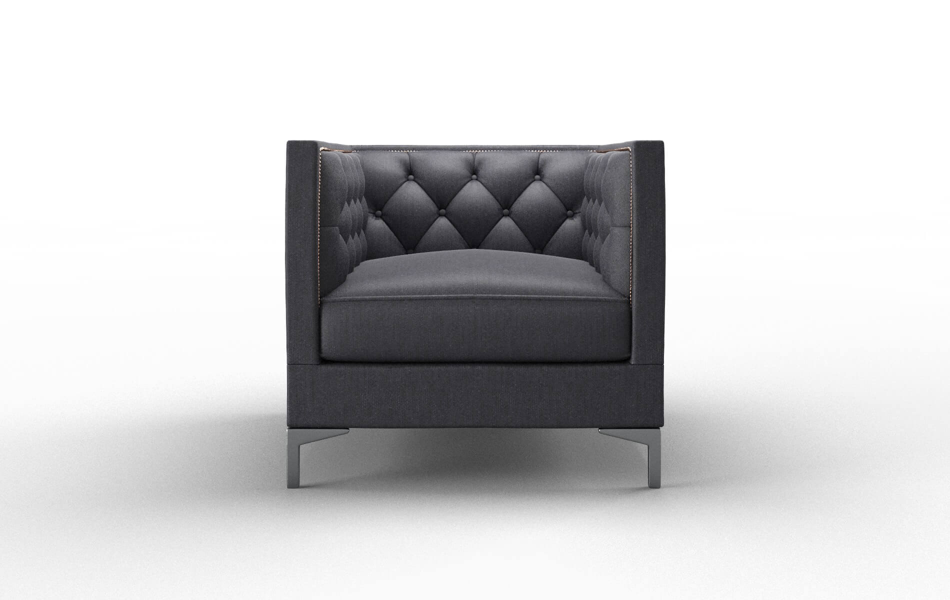 Gosford Sasha navy Chair Metal Legs  1