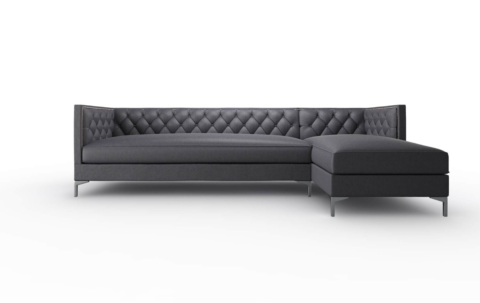 Gosford Sasha navy Panel Metal Legs  1