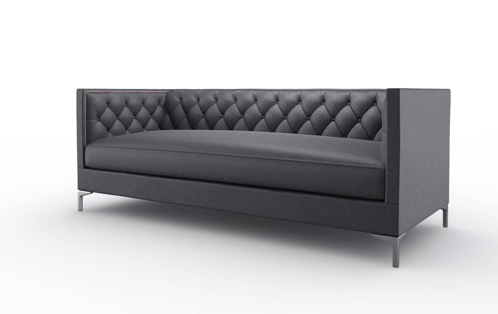 Gosford Sasha Navy Sofa metal legs 4