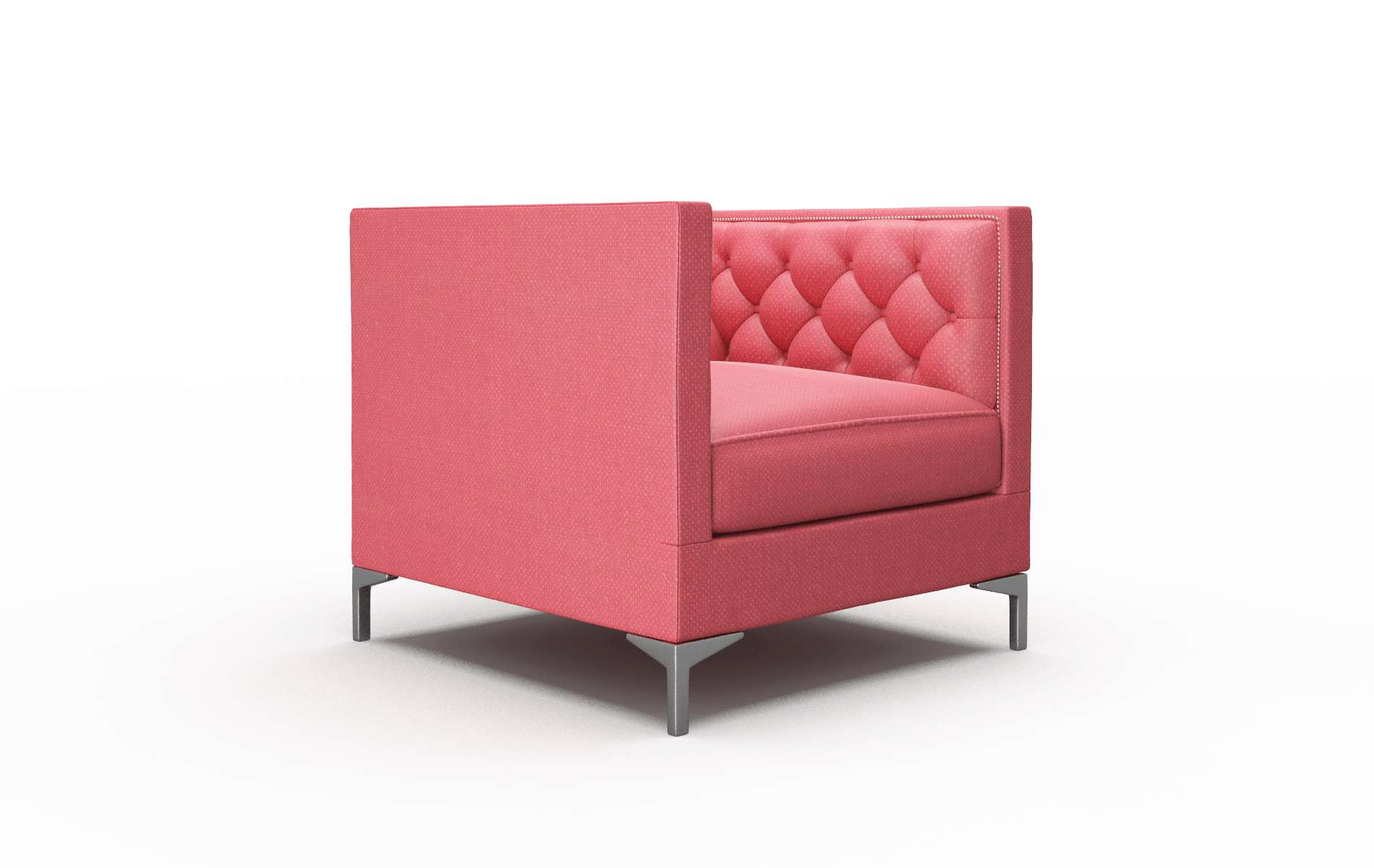 Gosford Sorrento Berry Chair metal legs 2