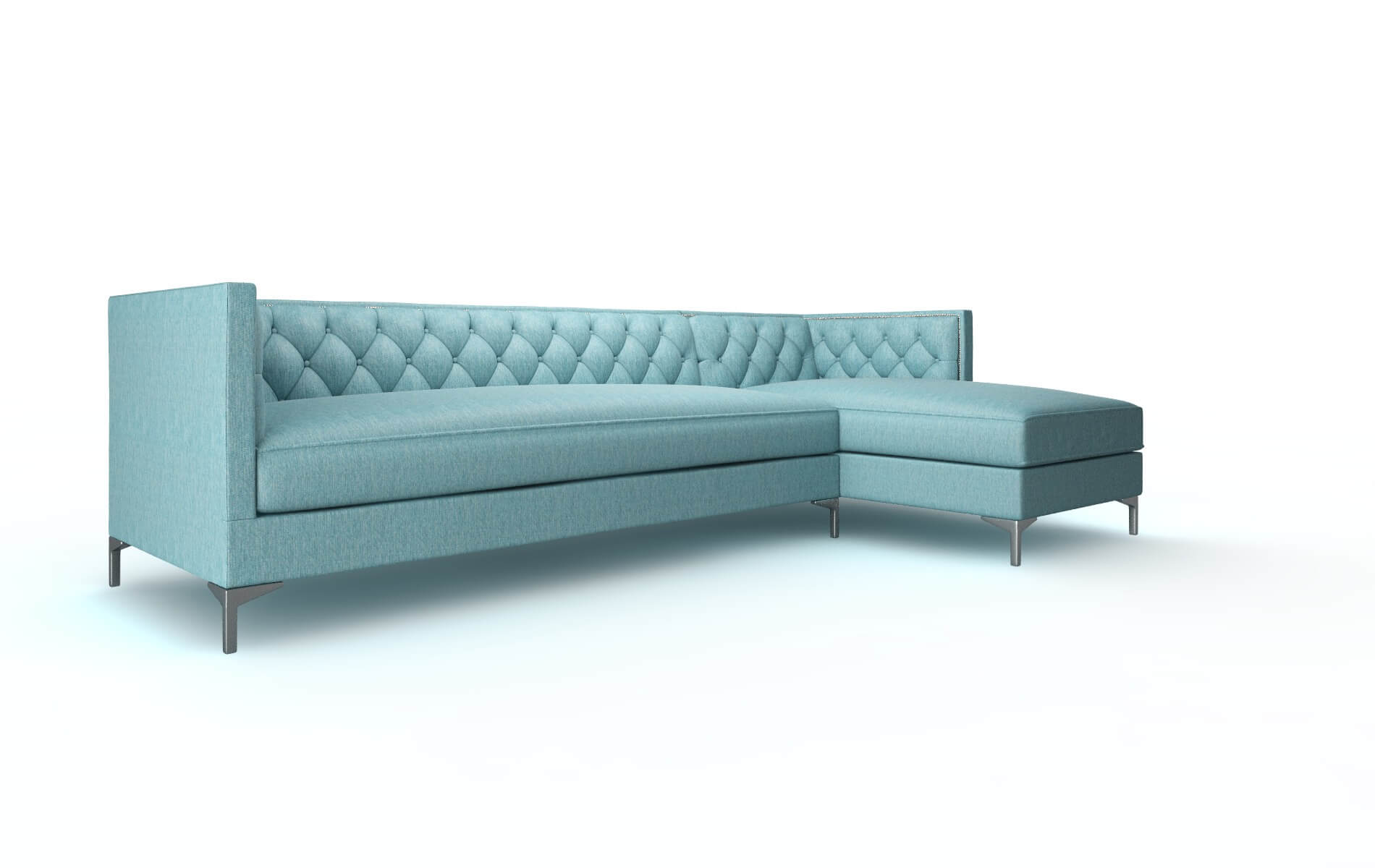 Gosford Sorrento Denim Panel metal legs 2