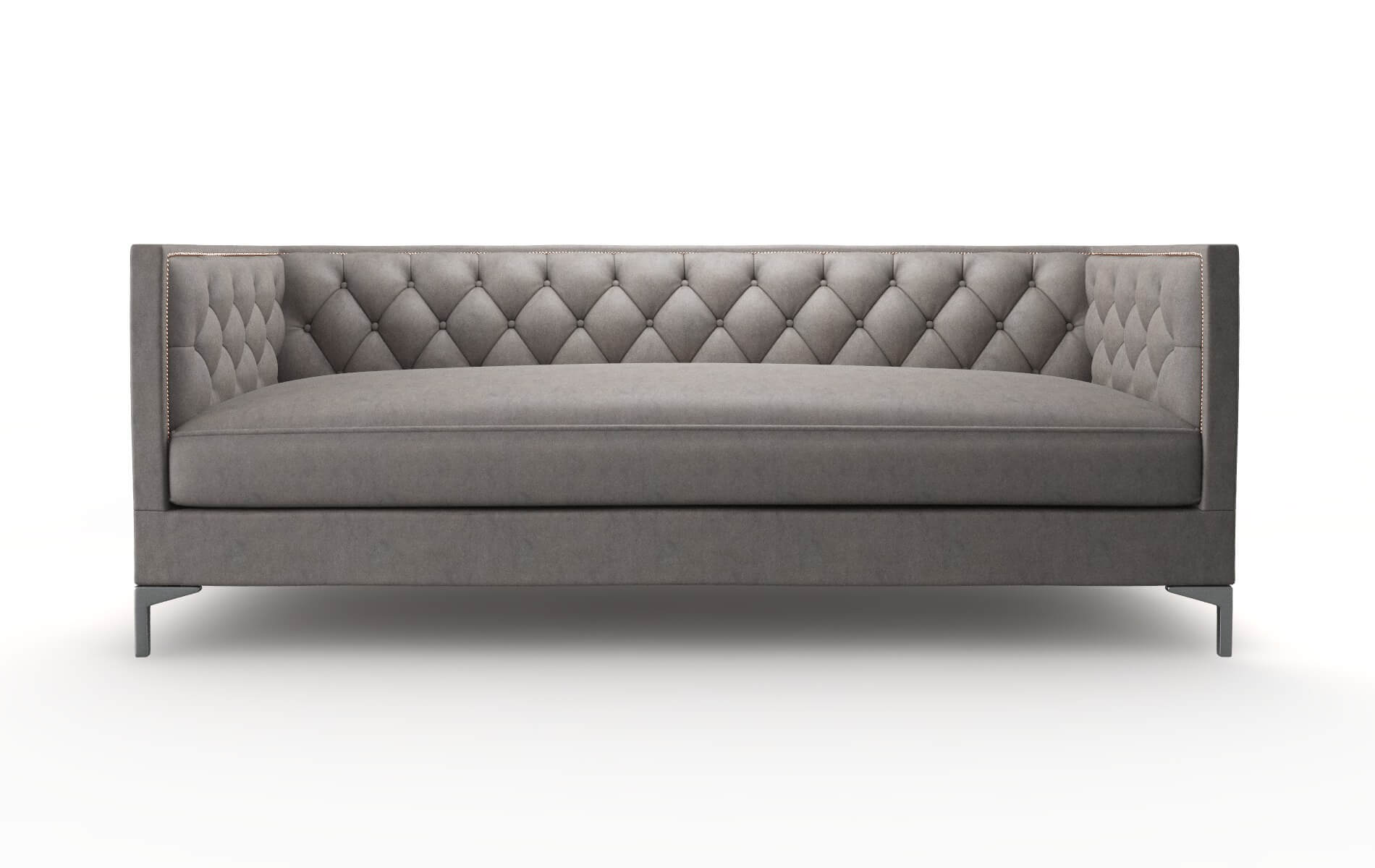 Gosford Suave Slate Sofa metal legs