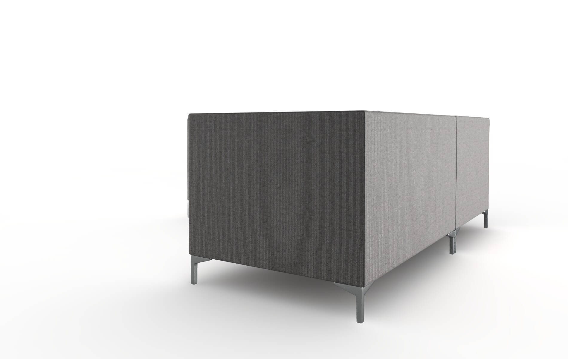 Gosford Terrain Oatmeal Sectional metal legs 4