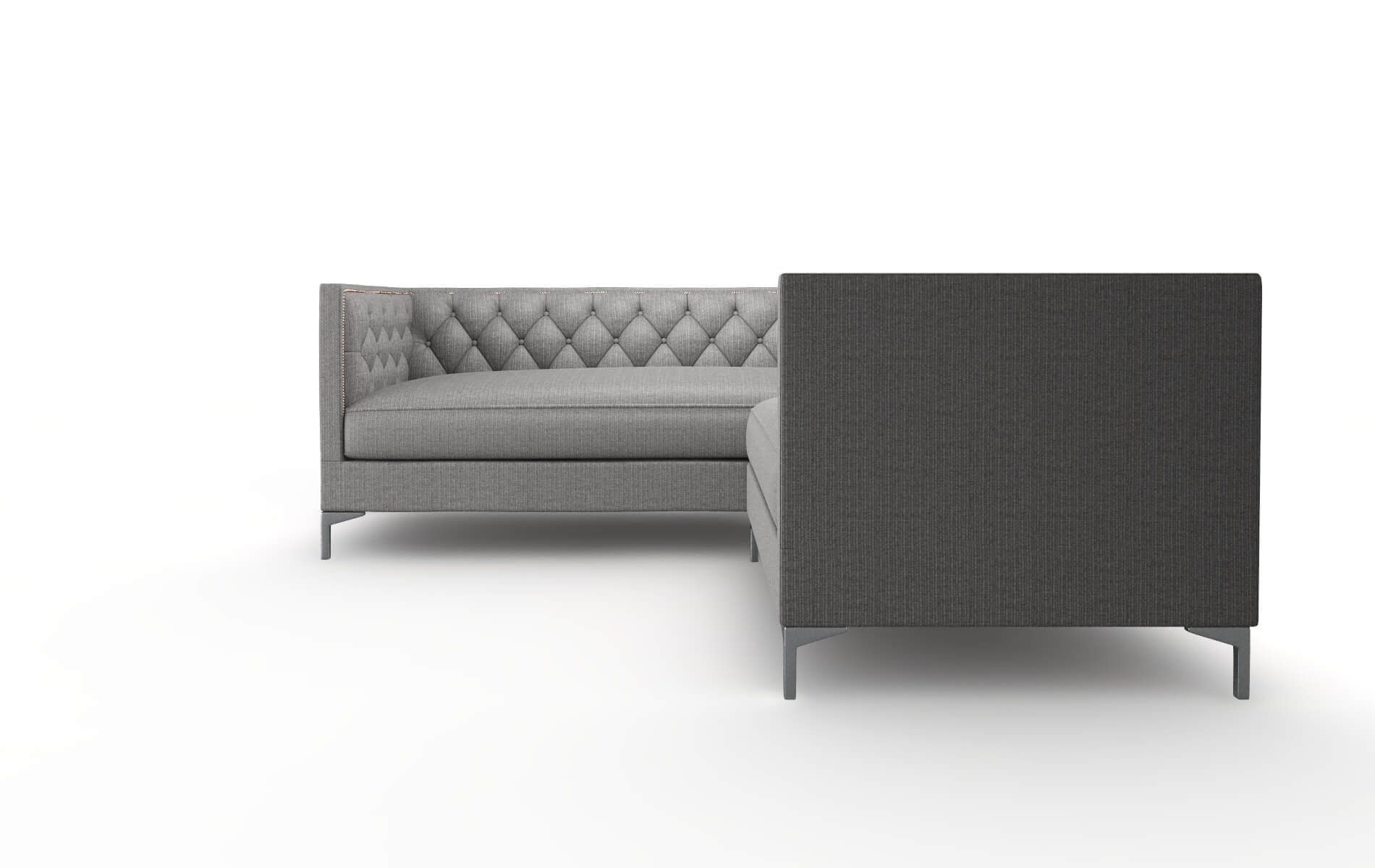 Gosford Terrain Oatmeal Sectional metal legs 5