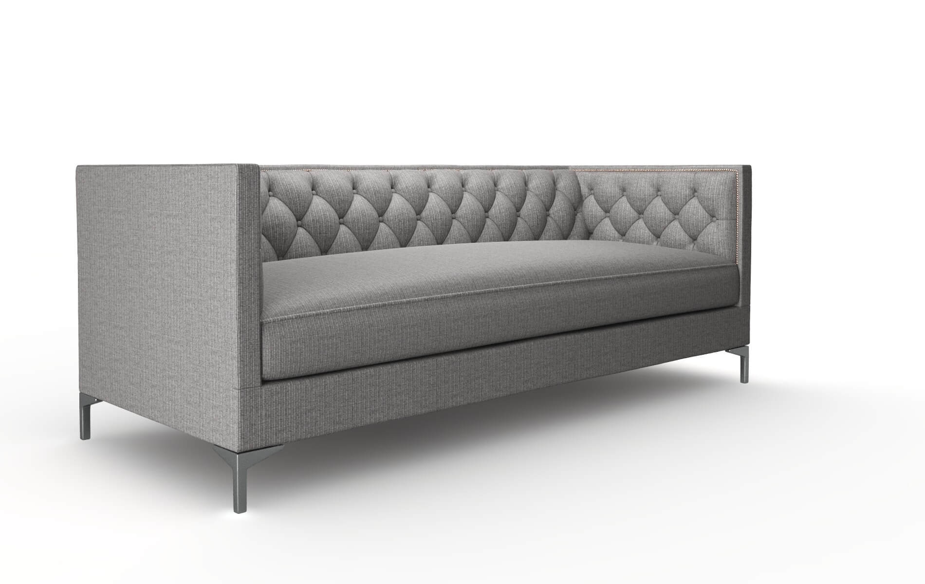 Gosford Terrain Oatmeal Sofa metal legs 2