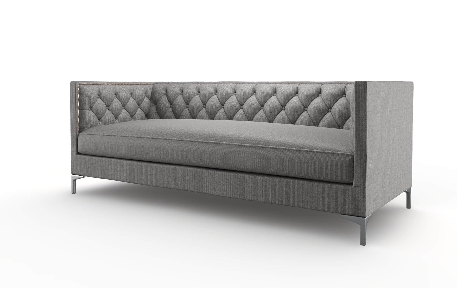 Gosford Terrain Oatmeal Sofa metal legs 4