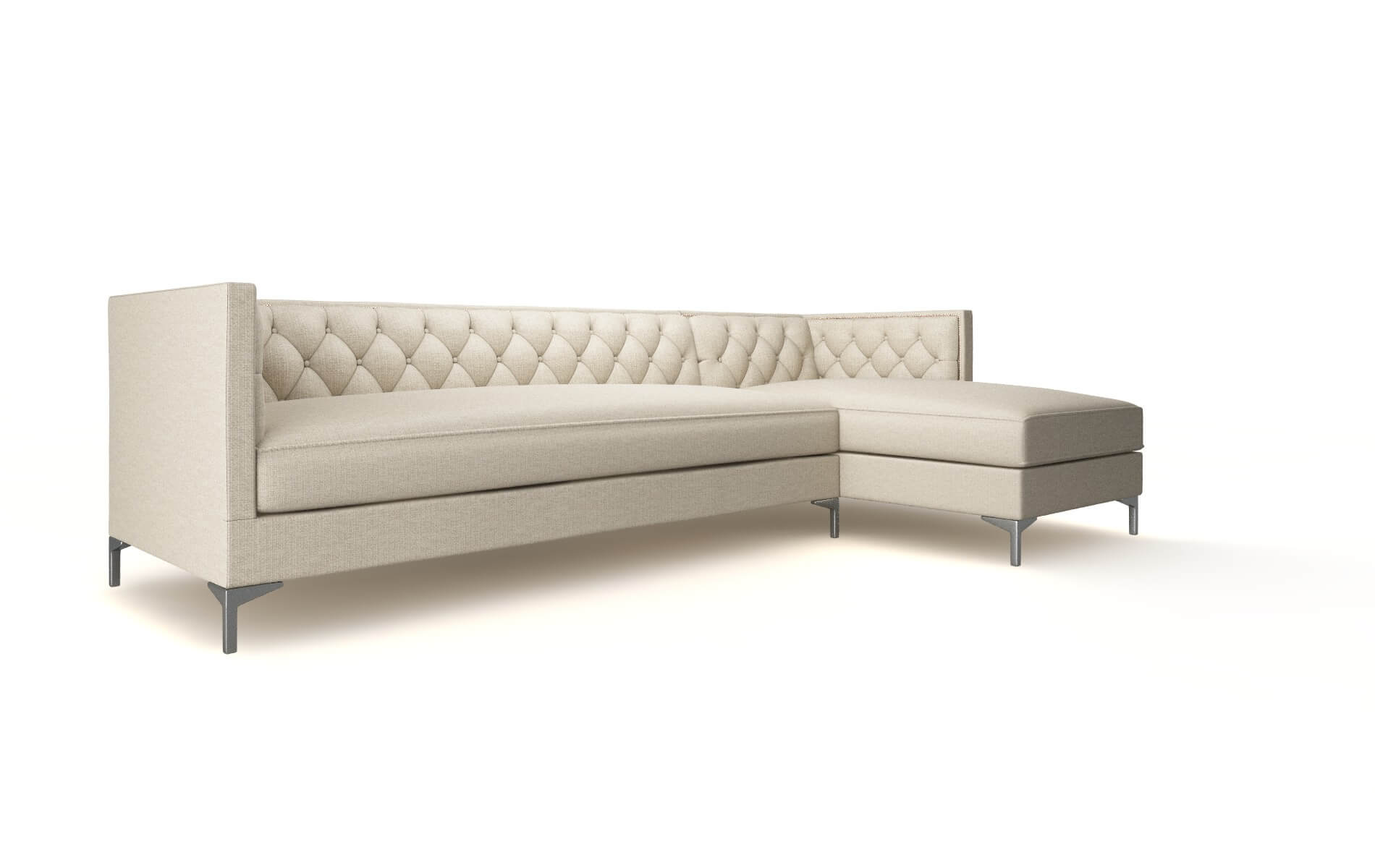 Gosford Urban_d Silver Panel metal legs 2