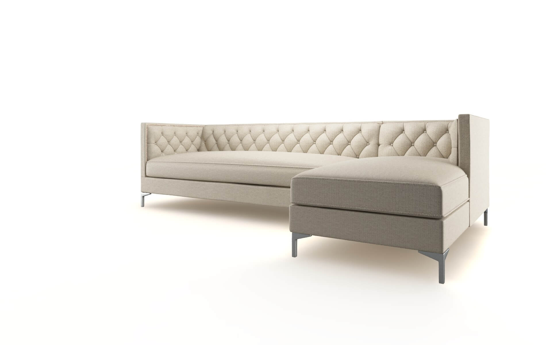 Gosford Urban_d Silver Panel metal legs 4