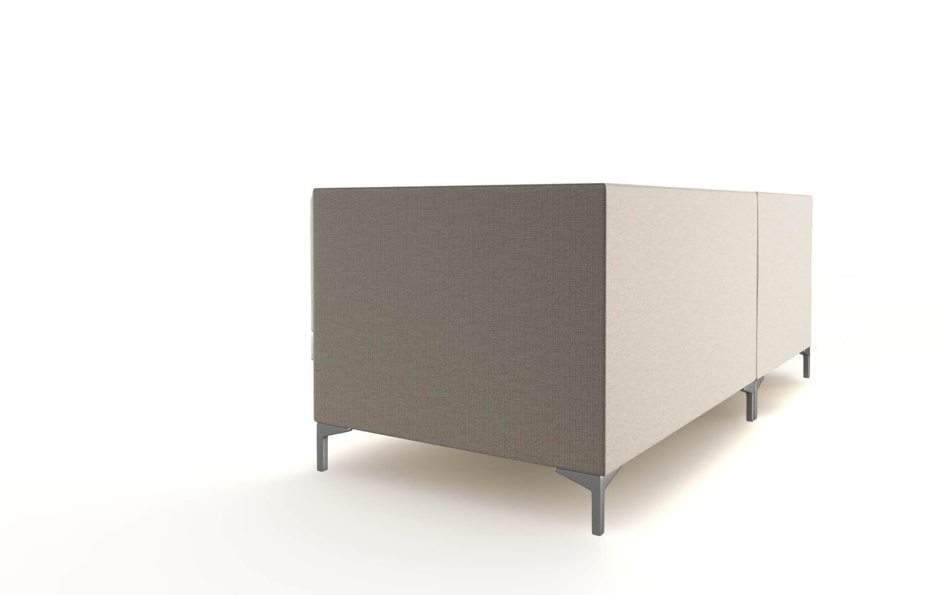 Gosford Urban_d Silver Sectional metal legs 4