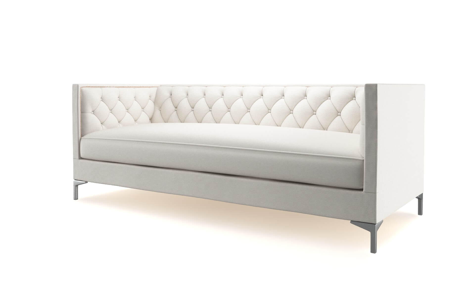 Gosford Venice Eggshell Sofa metal legs 4