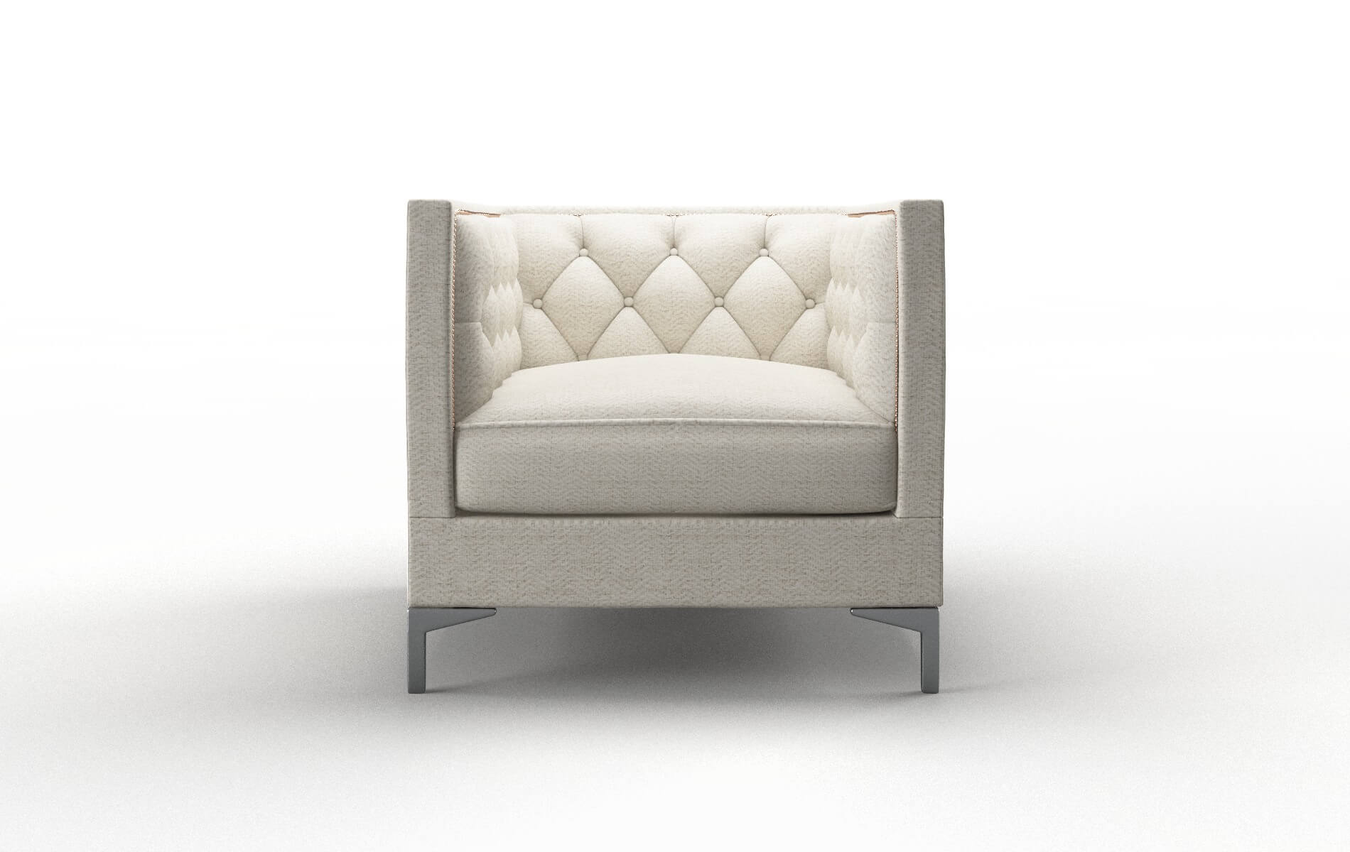 Gosford Venus cream Chair Metal Legs  1