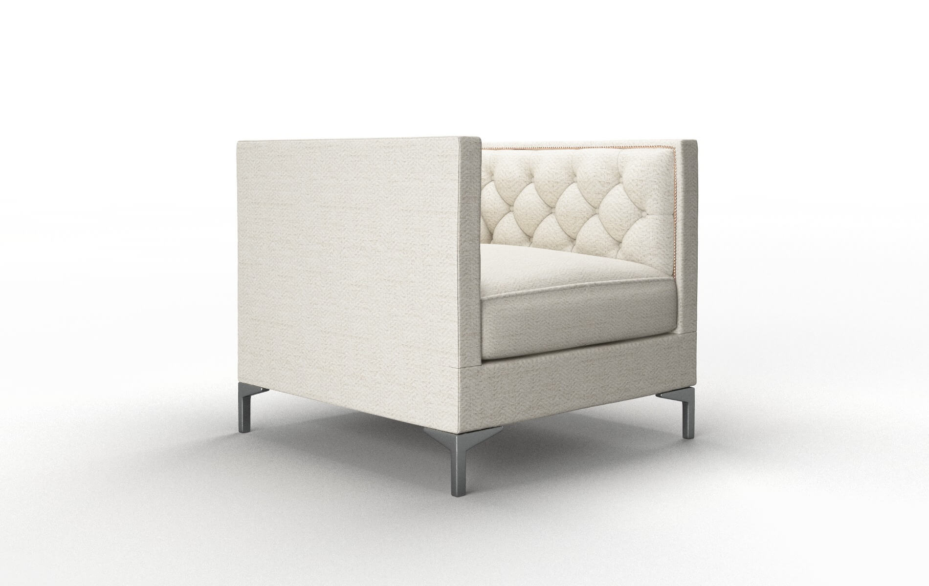 Gosford Venus Cream Chair metal legs 2