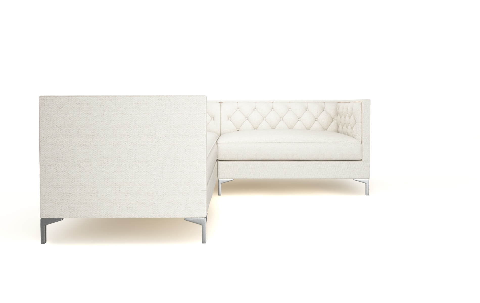 Gosford Venus Cream Sectional metal legs 2