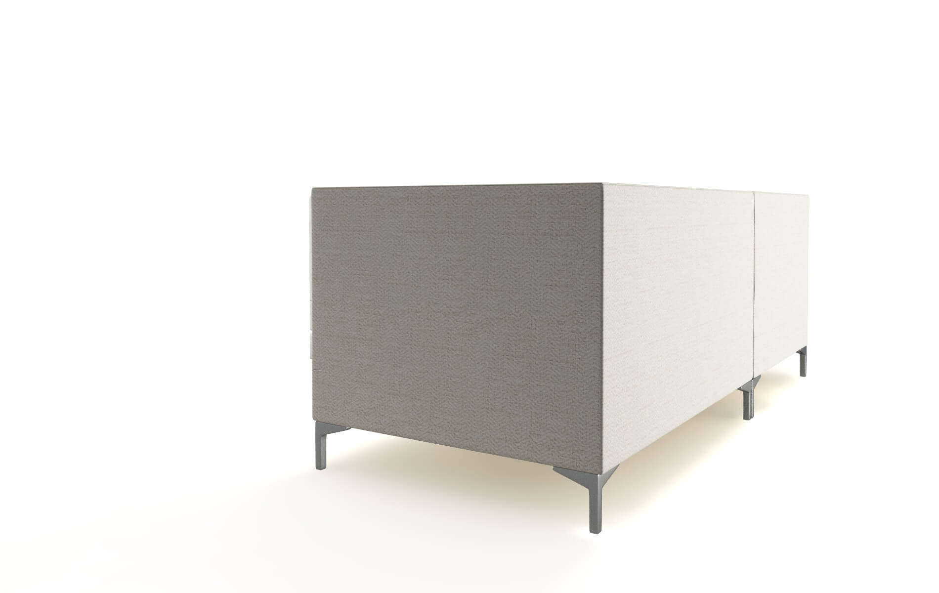 Gosford Venus Cream Sectional metal legs 4