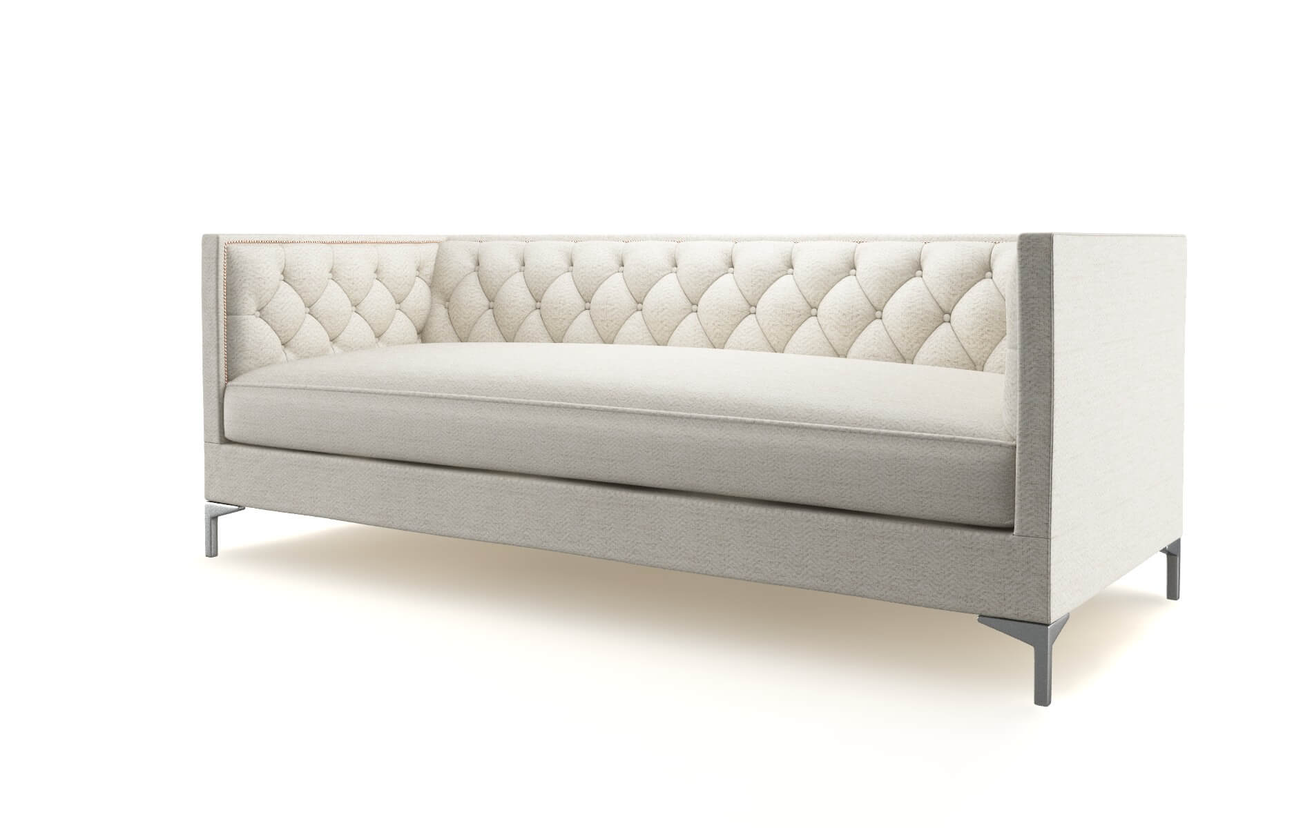 Gosford Venus Cream Sofa metal legs 4