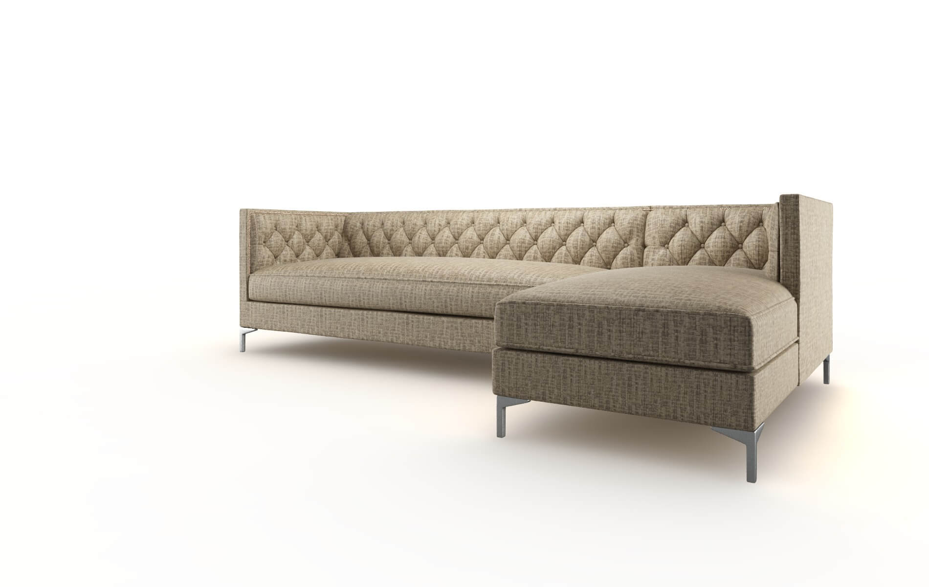 Gosford Venus Mocha Panel metal legs 4