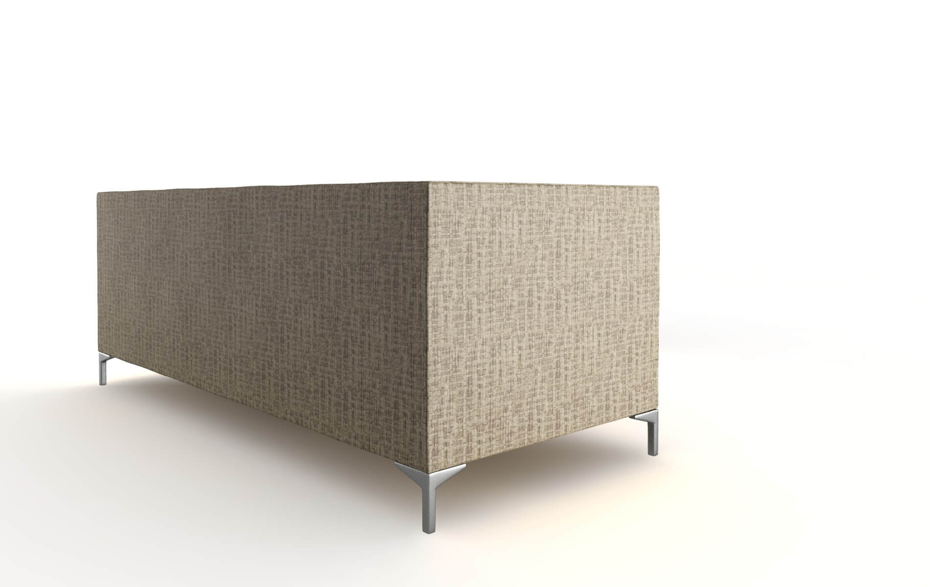 Gosford Venus Mocha Sectional metal legs 3