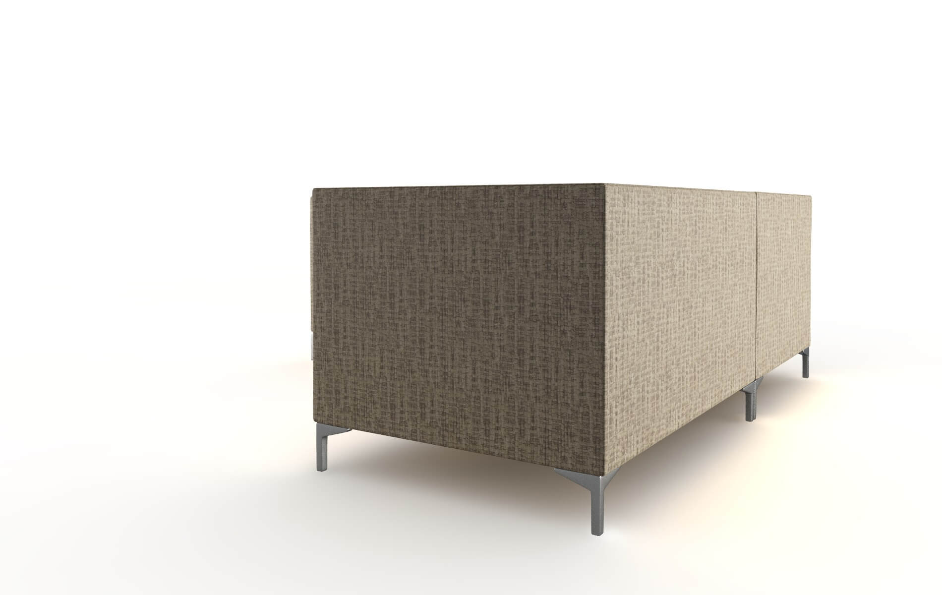 Gosford Venus Mocha Sectional metal legs 4