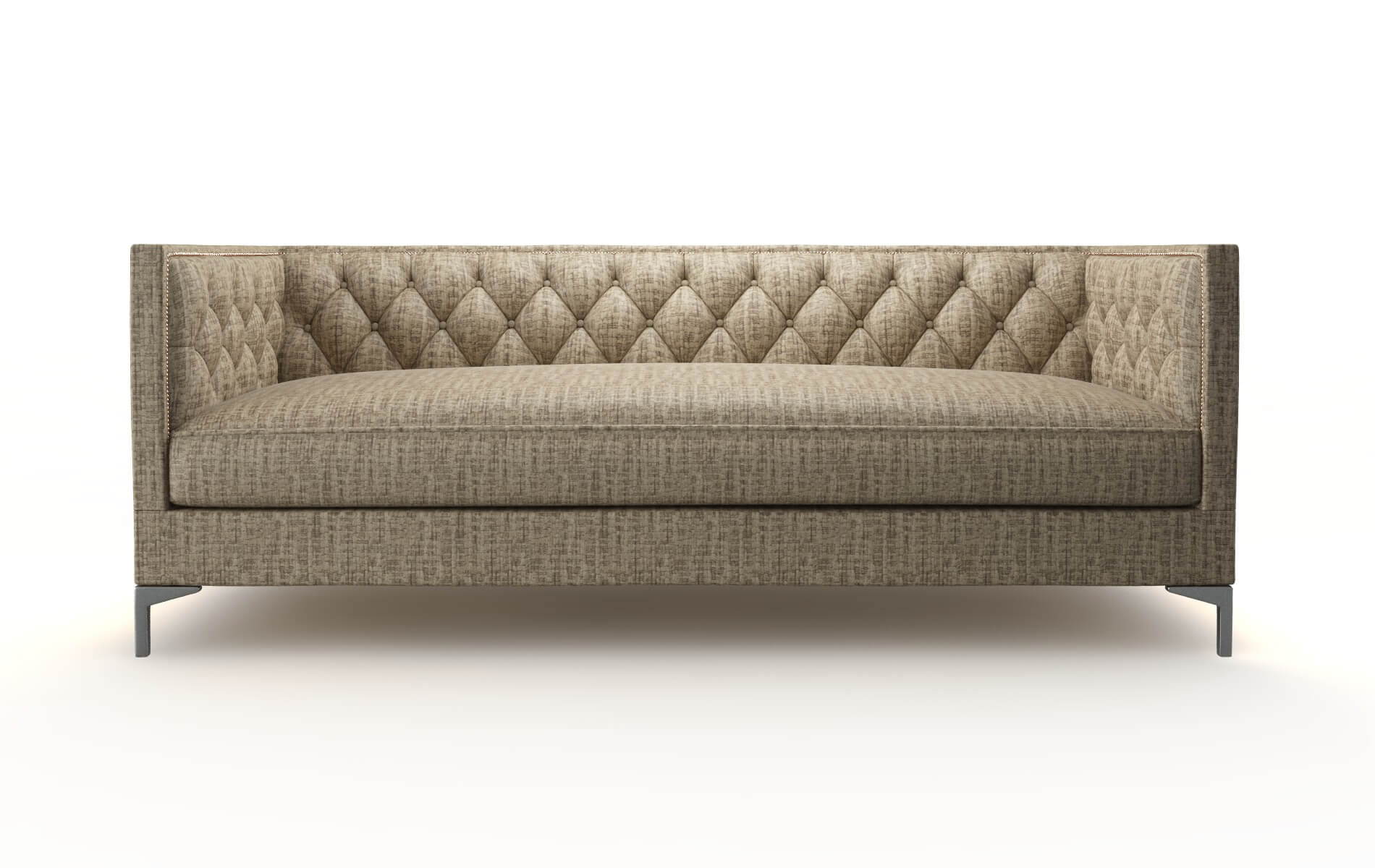 Gosford Venus Mocha Sofa metal legs