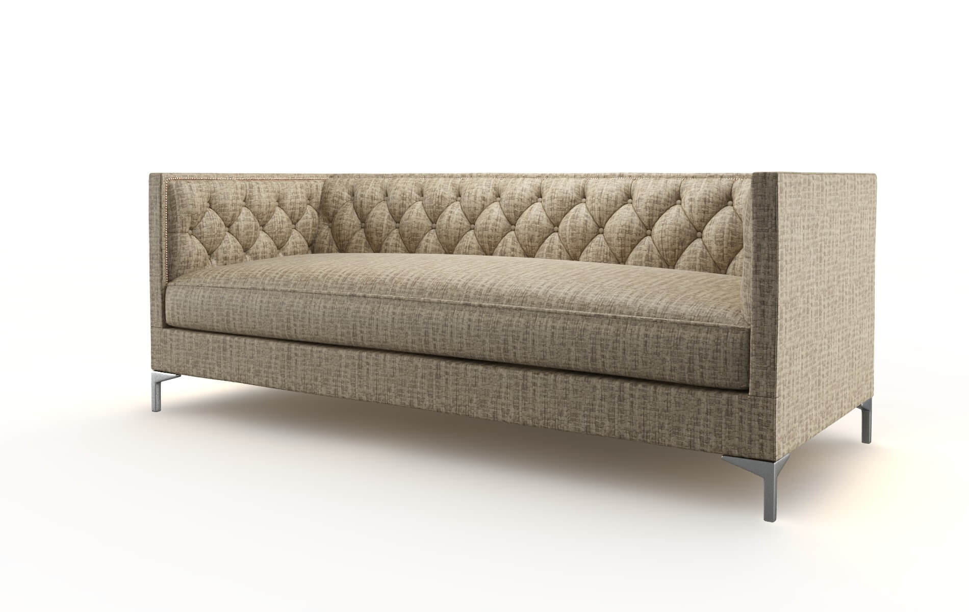 Gosford Venus Mocha Sofa metal legs 4