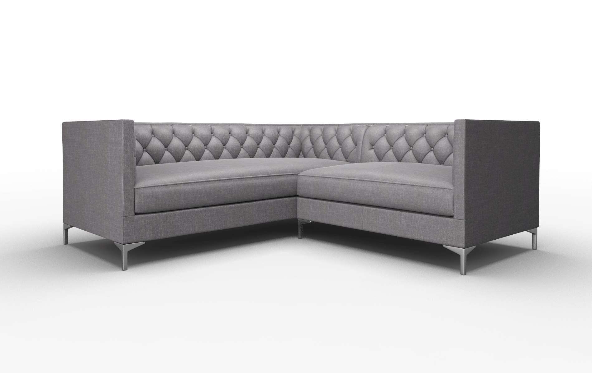 Gosford Venus Onyx Sectional metal legs 1