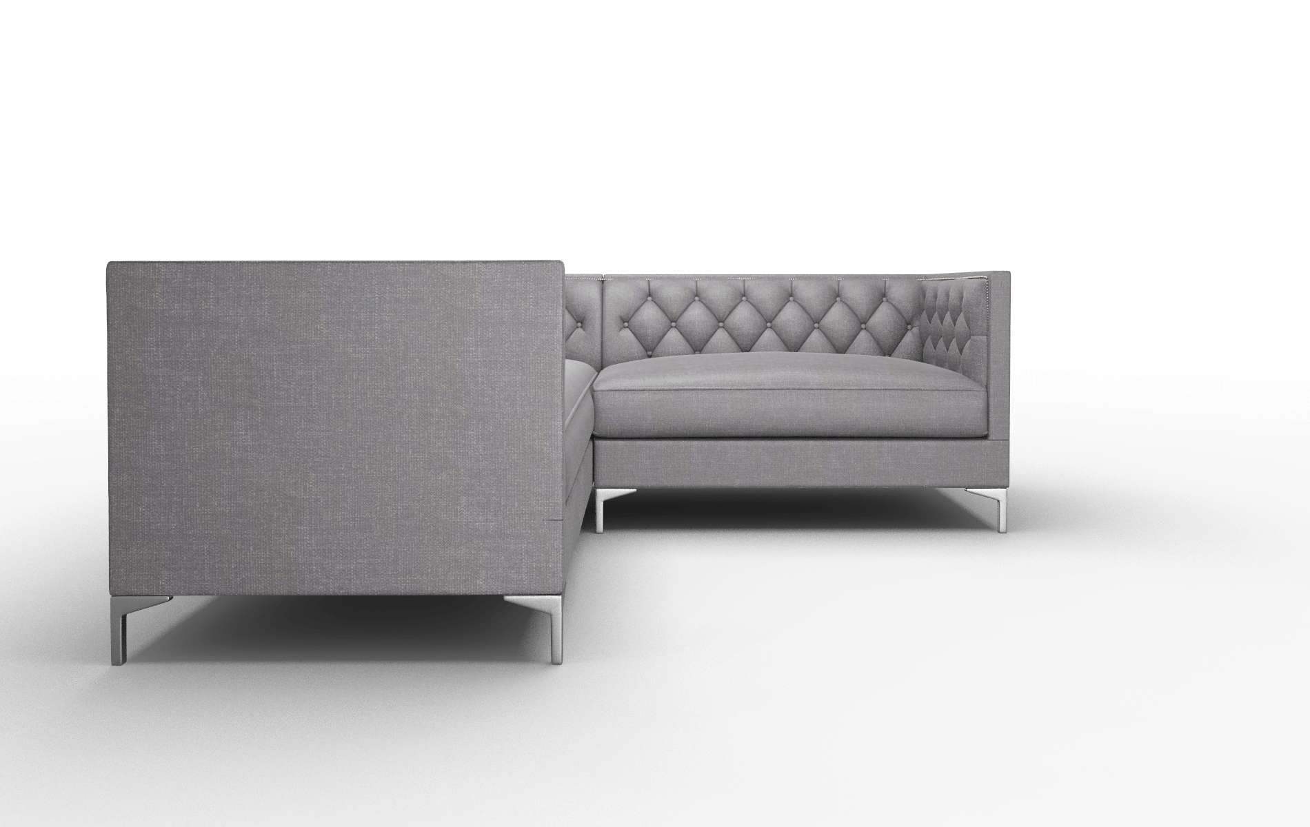 Gosford Venus Onyx Sectional metal legs 2