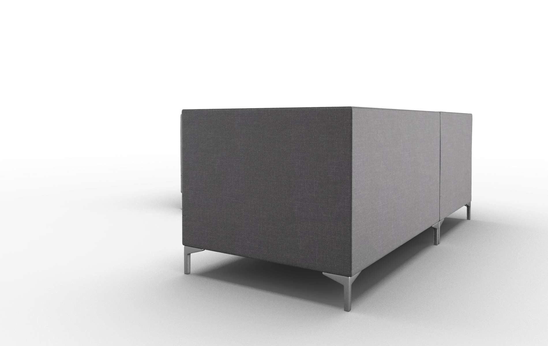 Gosford Venus Onyx Sectional metal legs 4