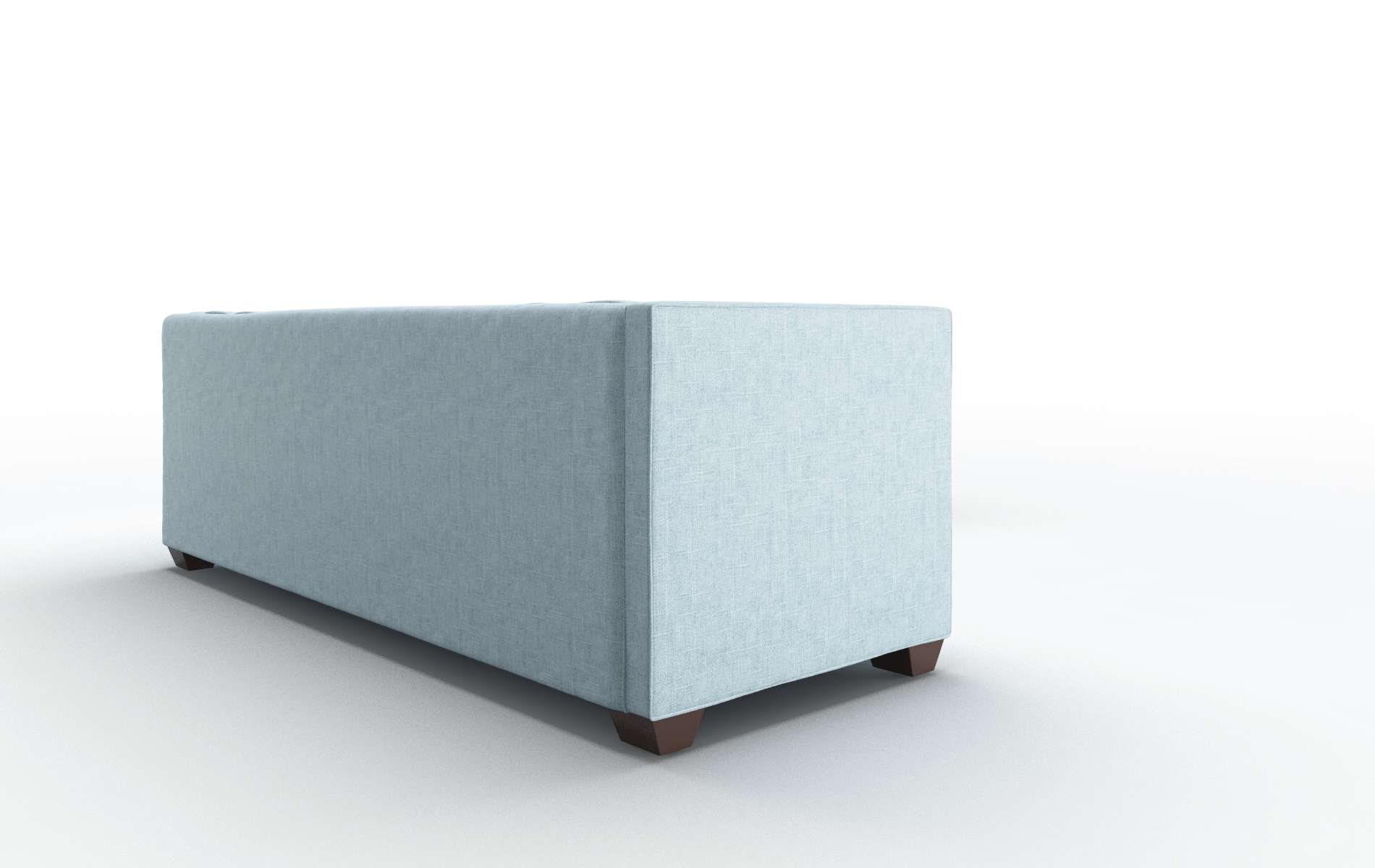 Grant Atlas Turquoise Sectional espresso legs 3