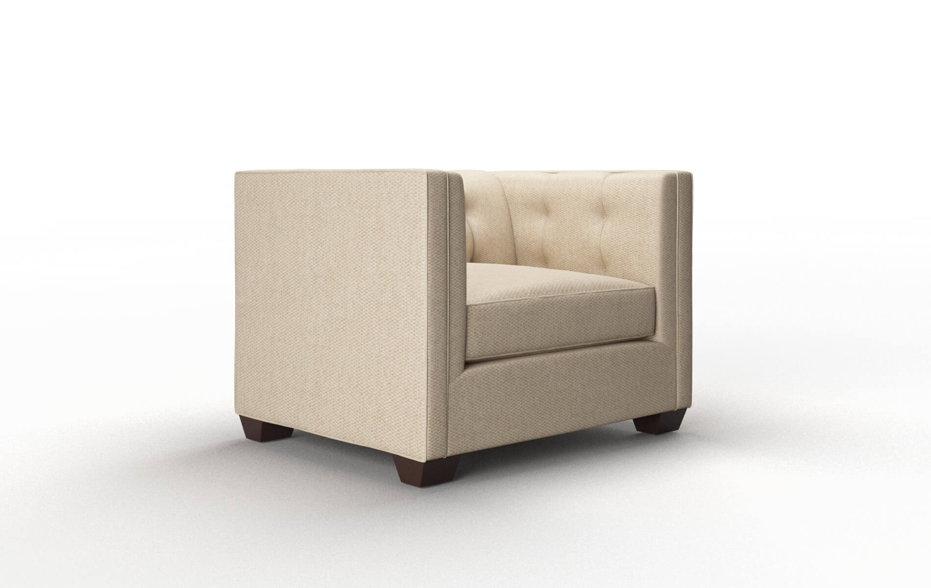 Grant Avenger Burlap Chair espresso legs 2