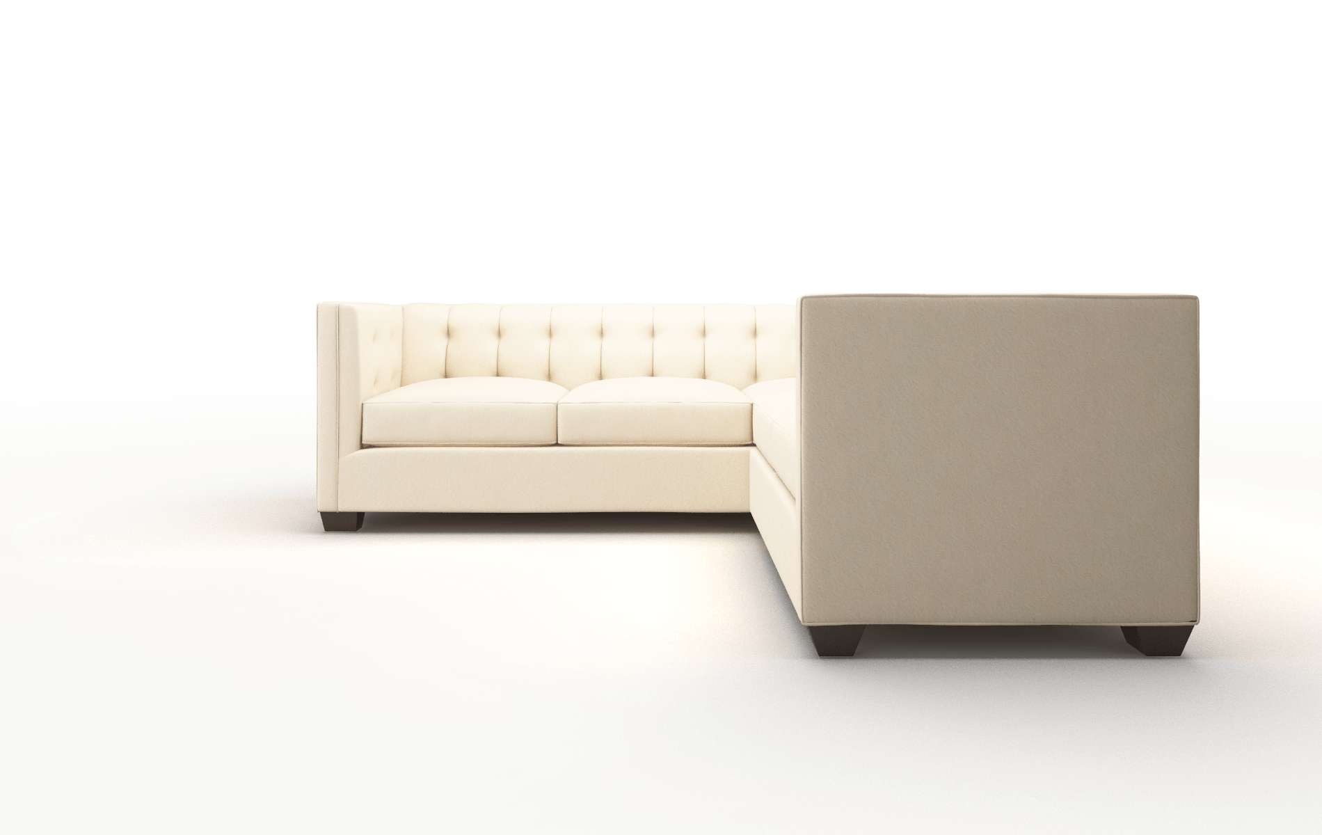Grant Bella Buckwheat Sectional espresso legs 5