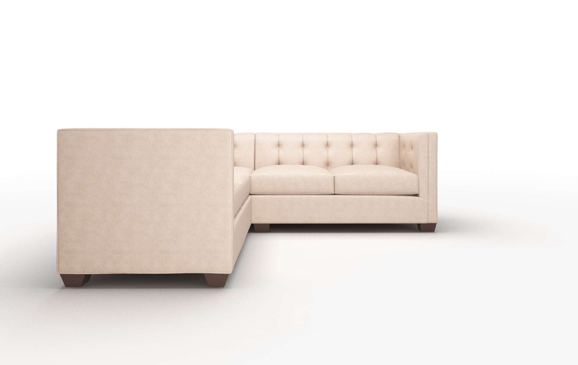 Grant Bella Cocoa Sectional espresso legs 2