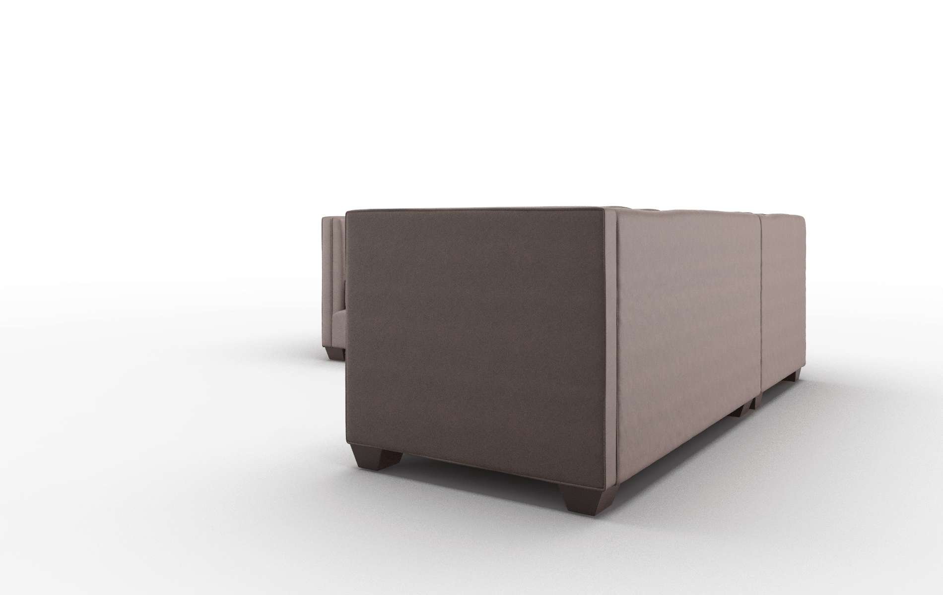 Grant Bella Espresso Sectional espresso legs 4