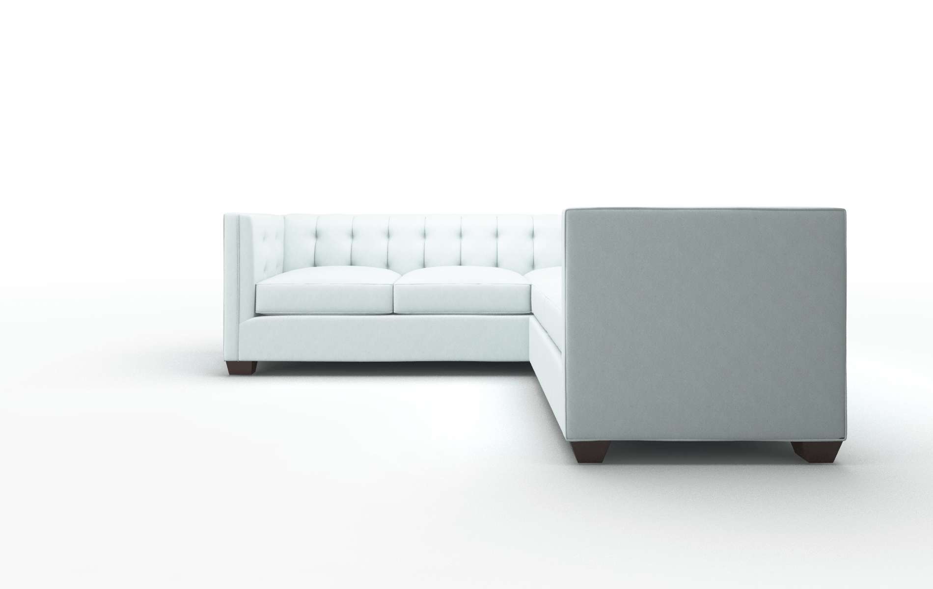 Grant Bella Skylight Sectional espresso legs 5