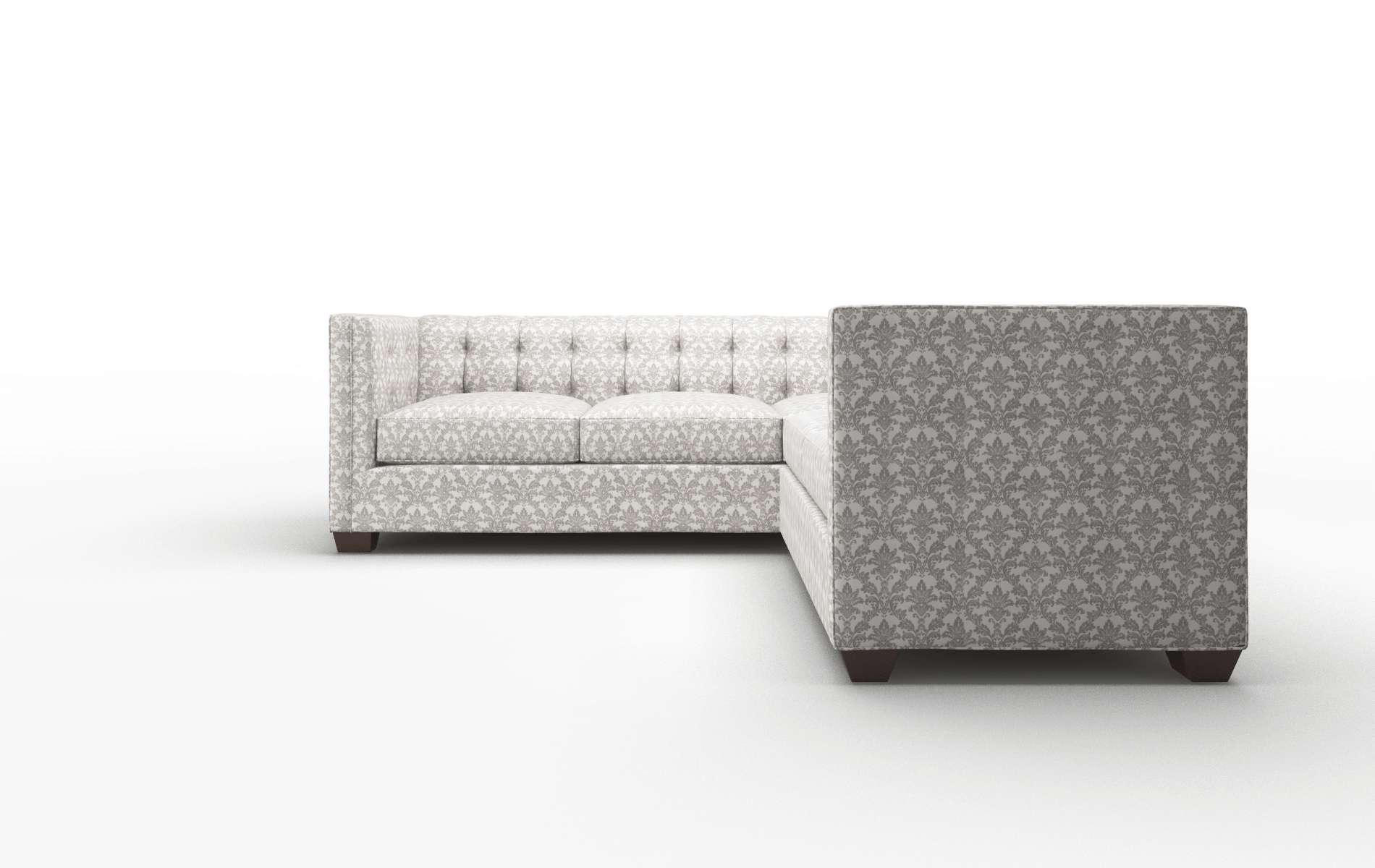 Grant Bergamo Dove Sectional espresso legs 5