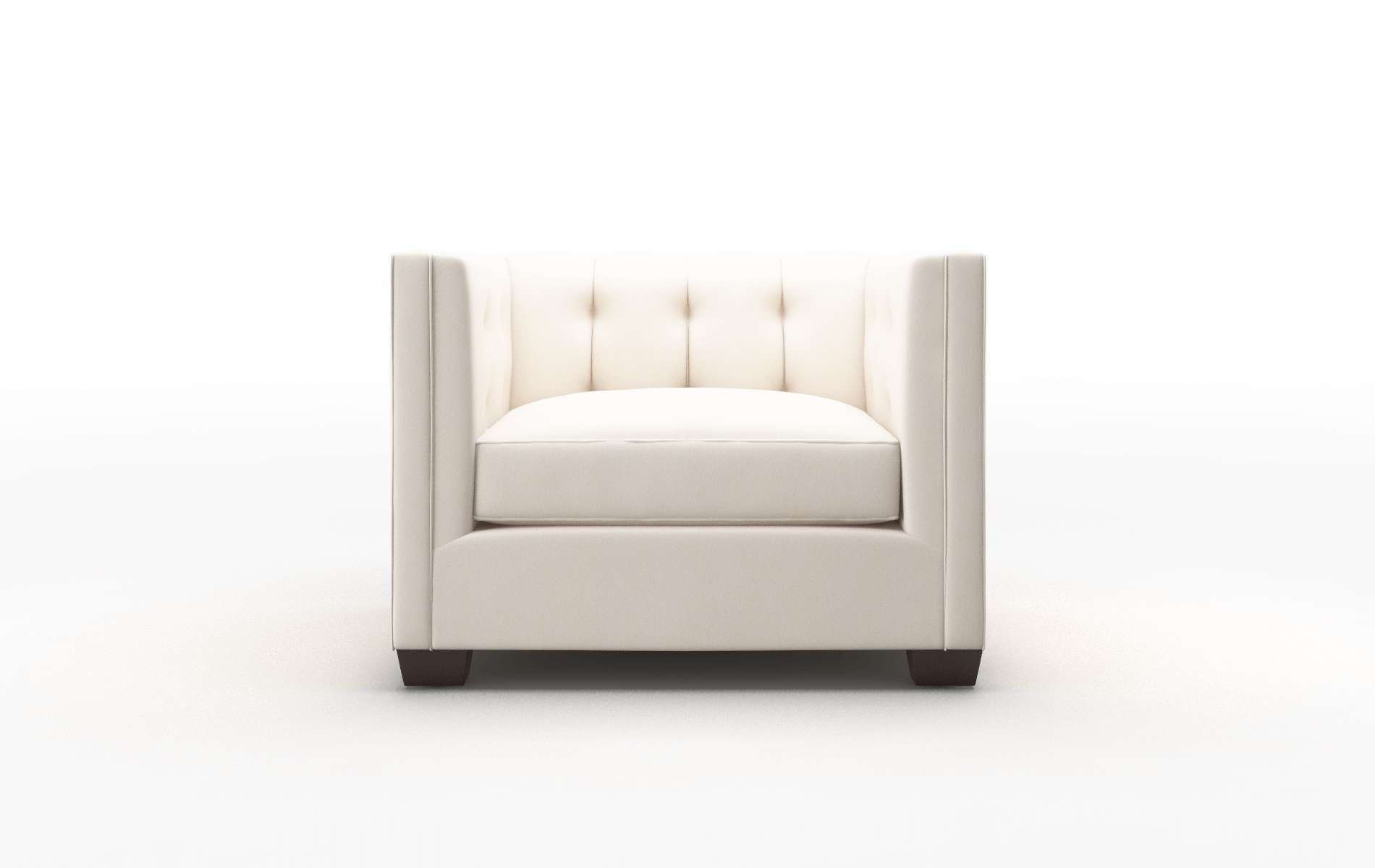 Grant Blanche Milky Chair espresso legs 1