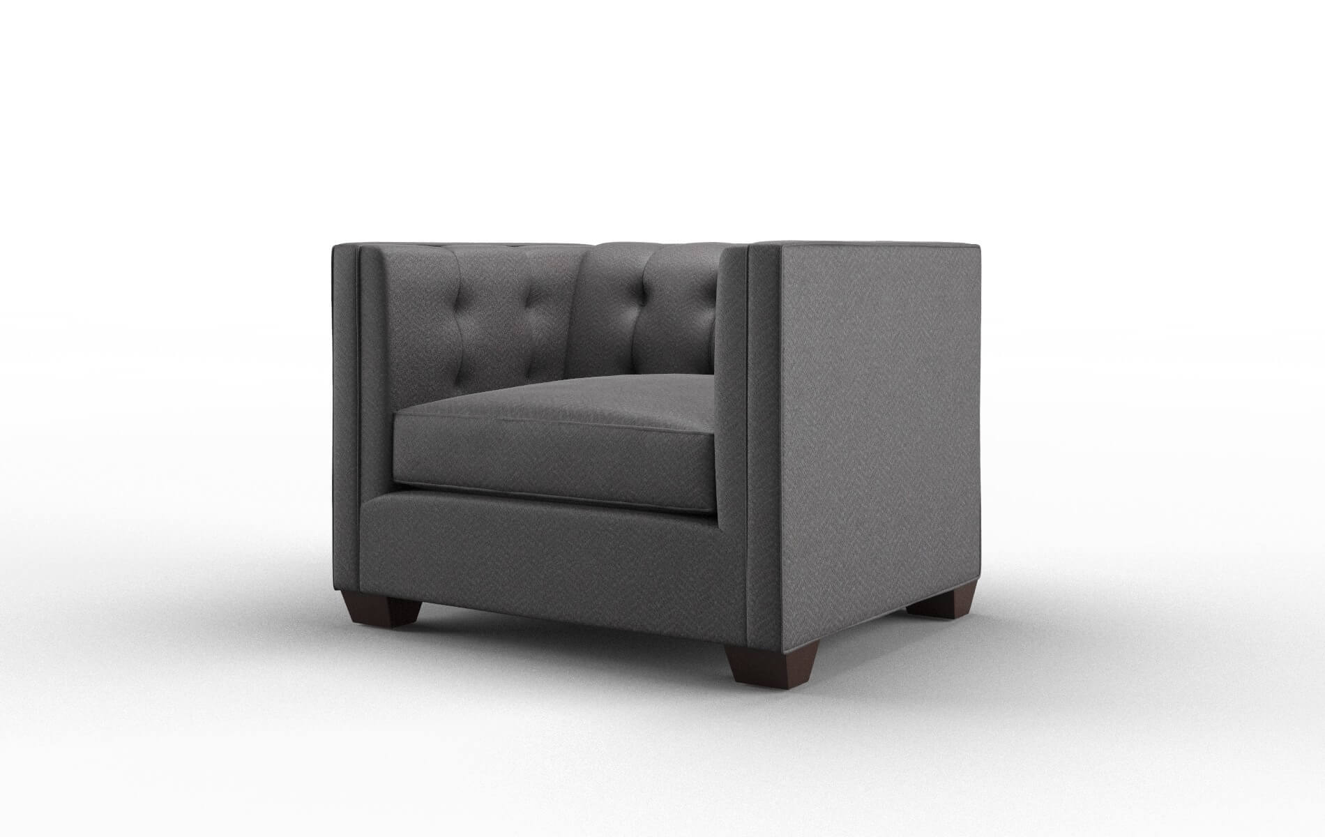Grant Catalina Charcoal Chair espresso legs 4