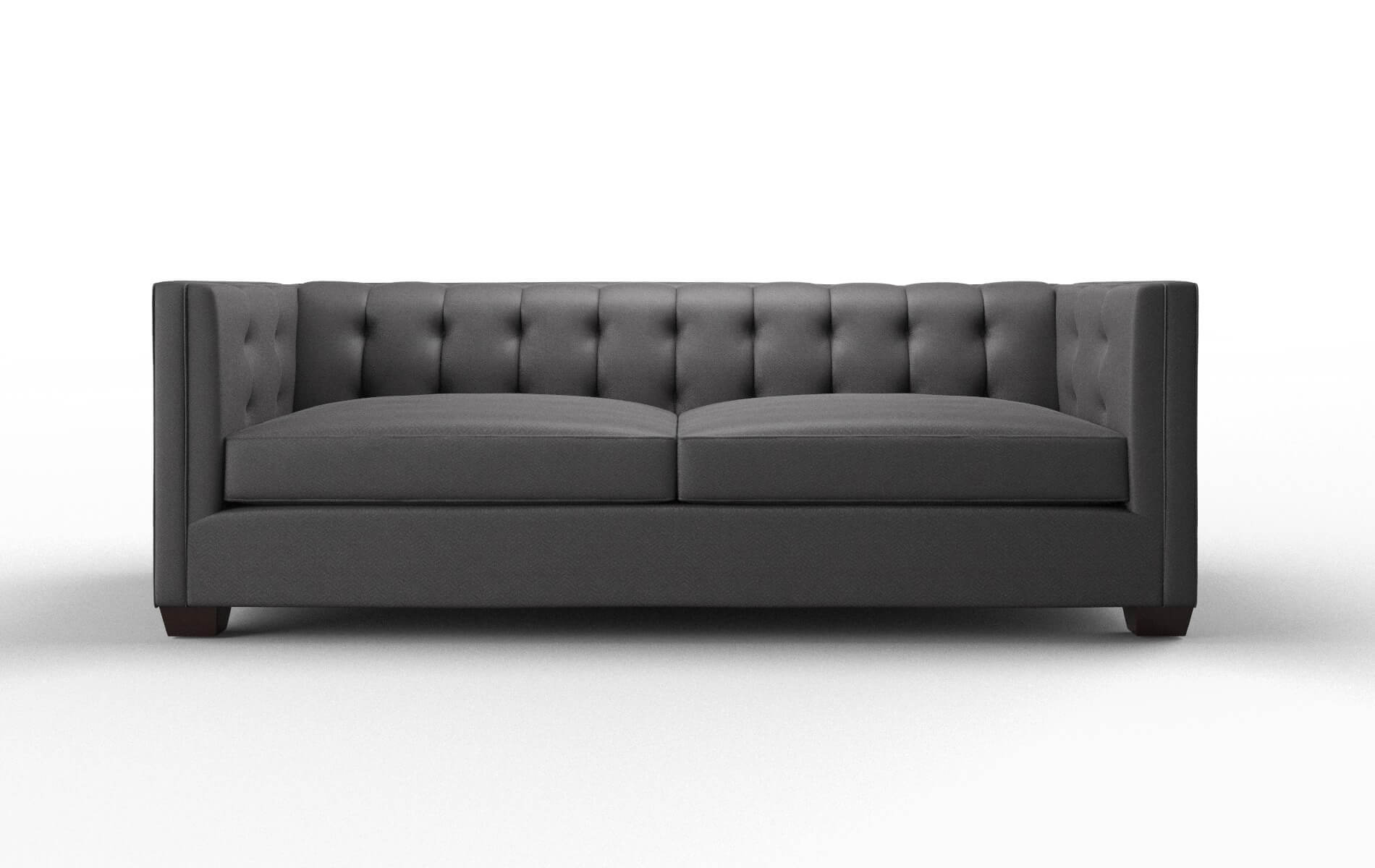 Grant Catalina Charcoal Sofa espresso legs 1