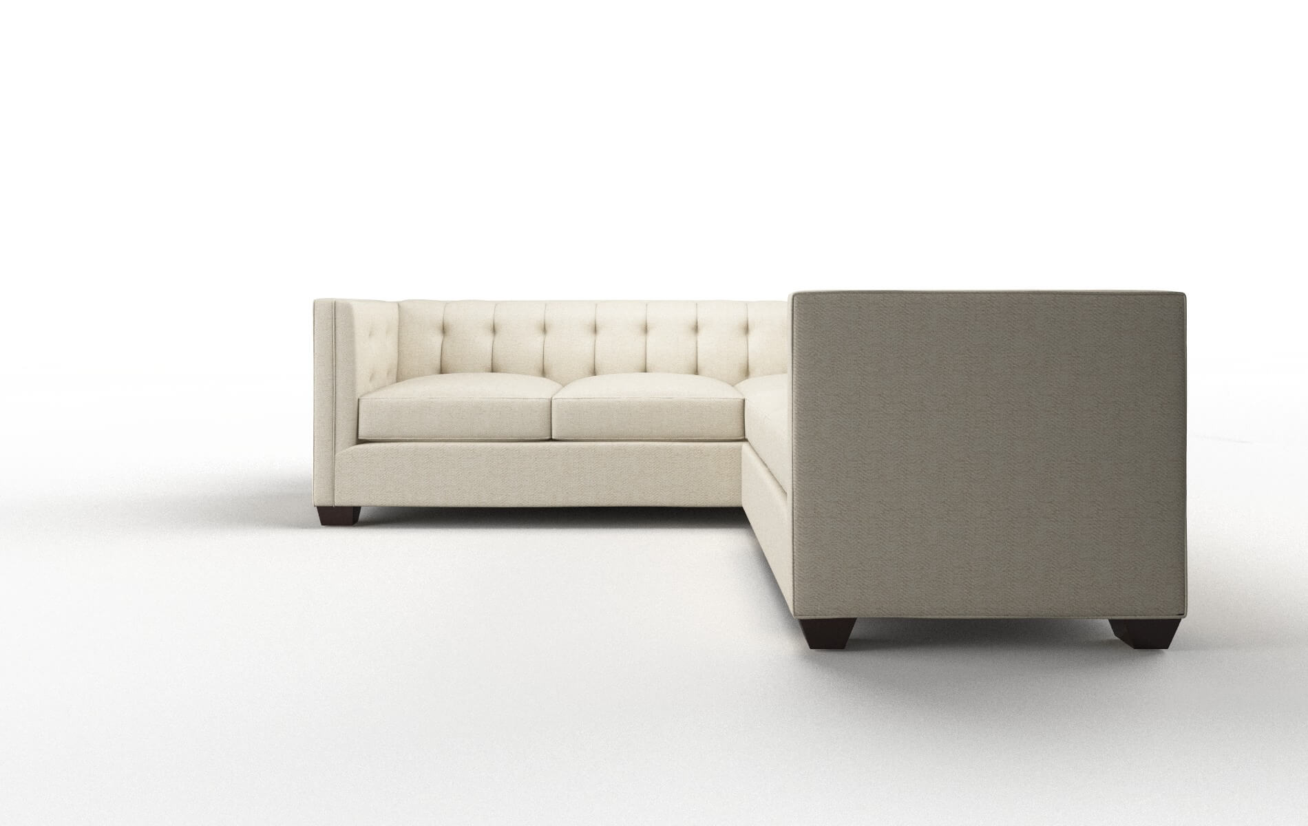 Grant Catalina Wheat Sectional espresso legs 5