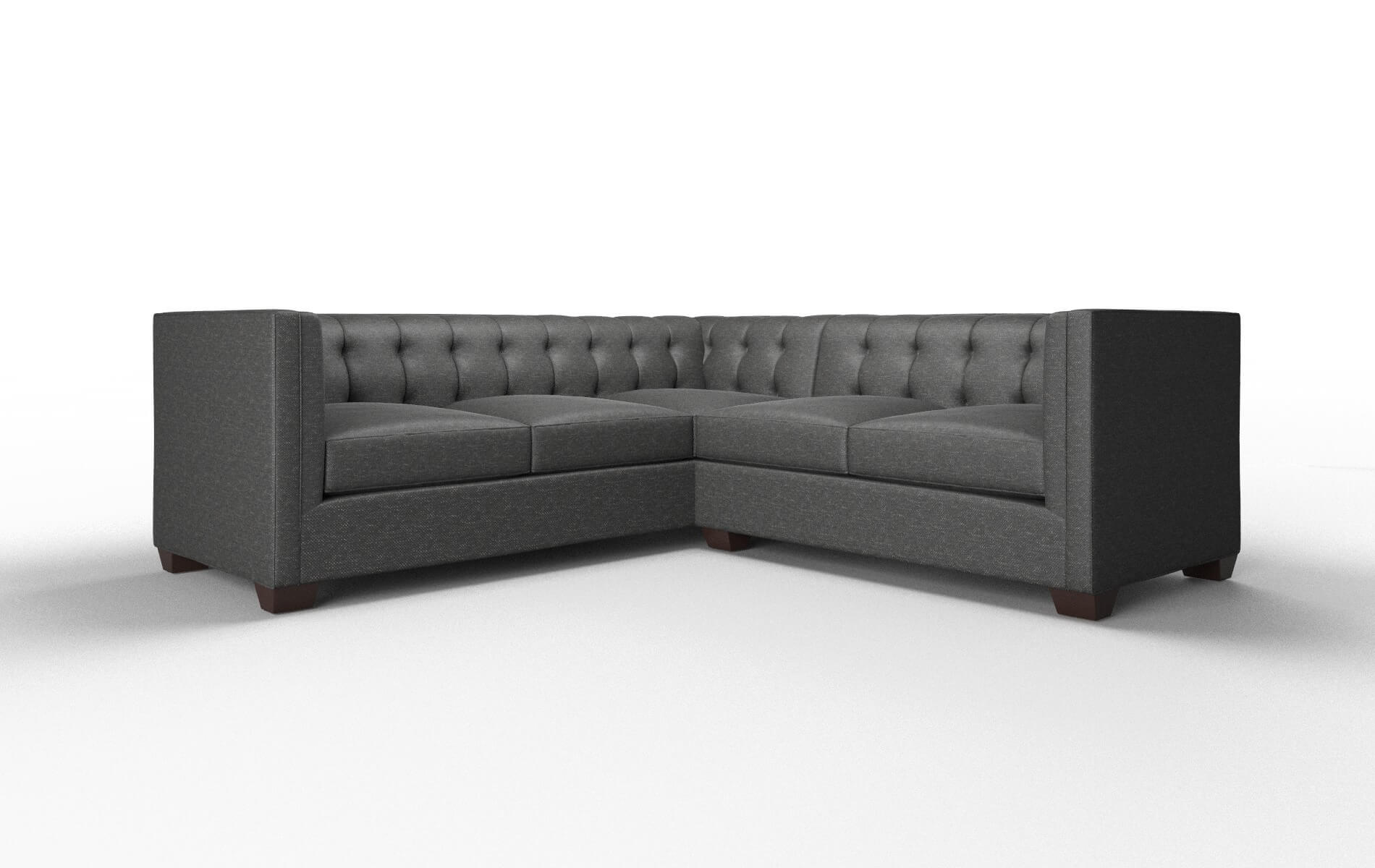 Grant Chance Denim Sectional espresso legs 1