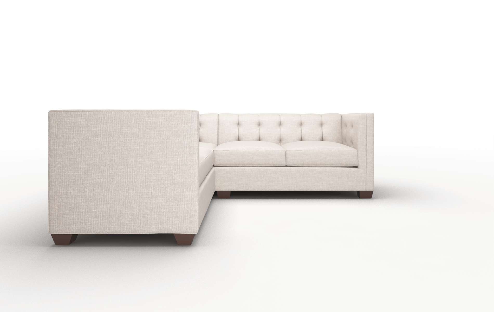 Grant Clyde Dolphin Sectional espresso legs 2