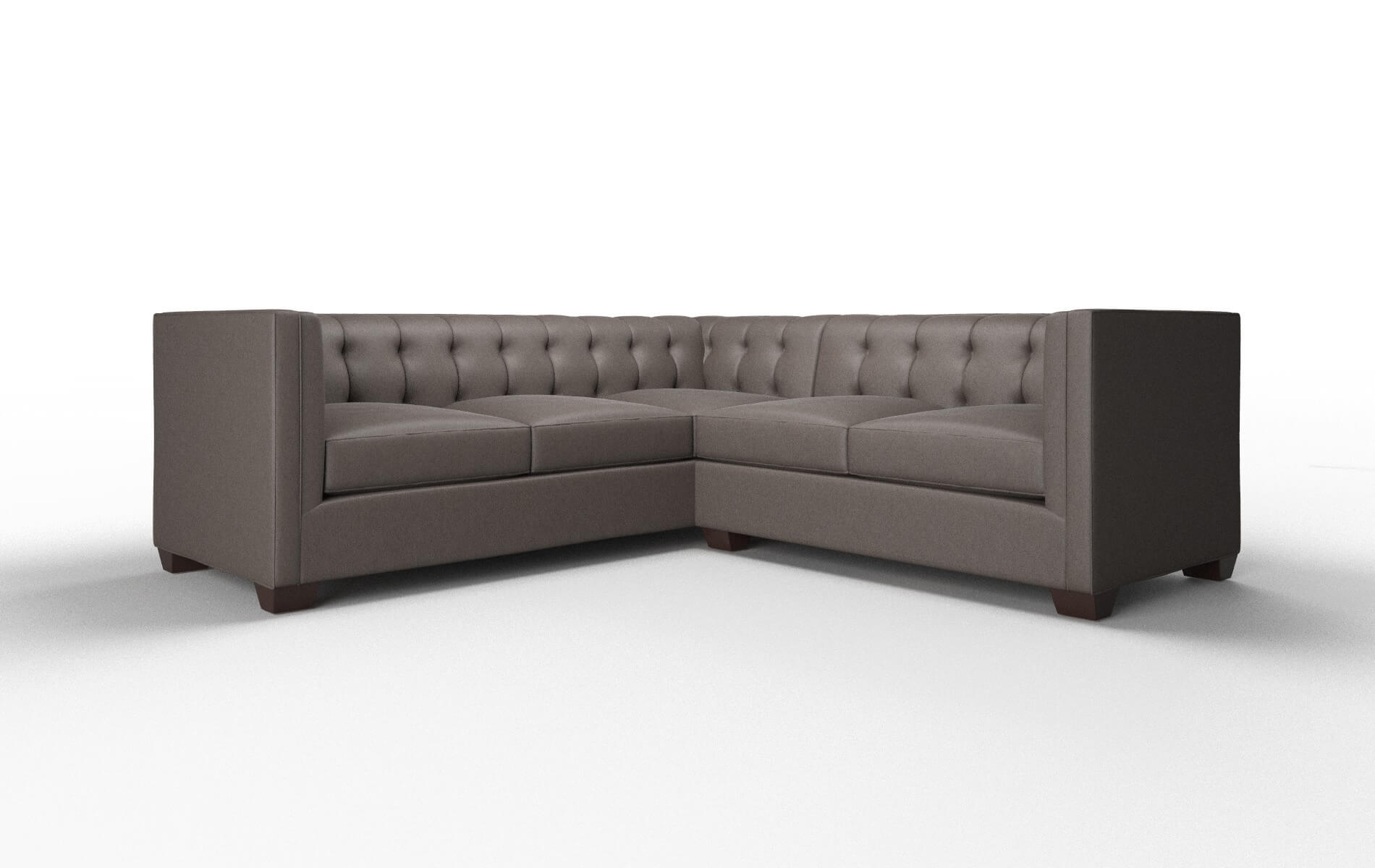 Grant Cosmo Chocolate Sectional espresso legs 1