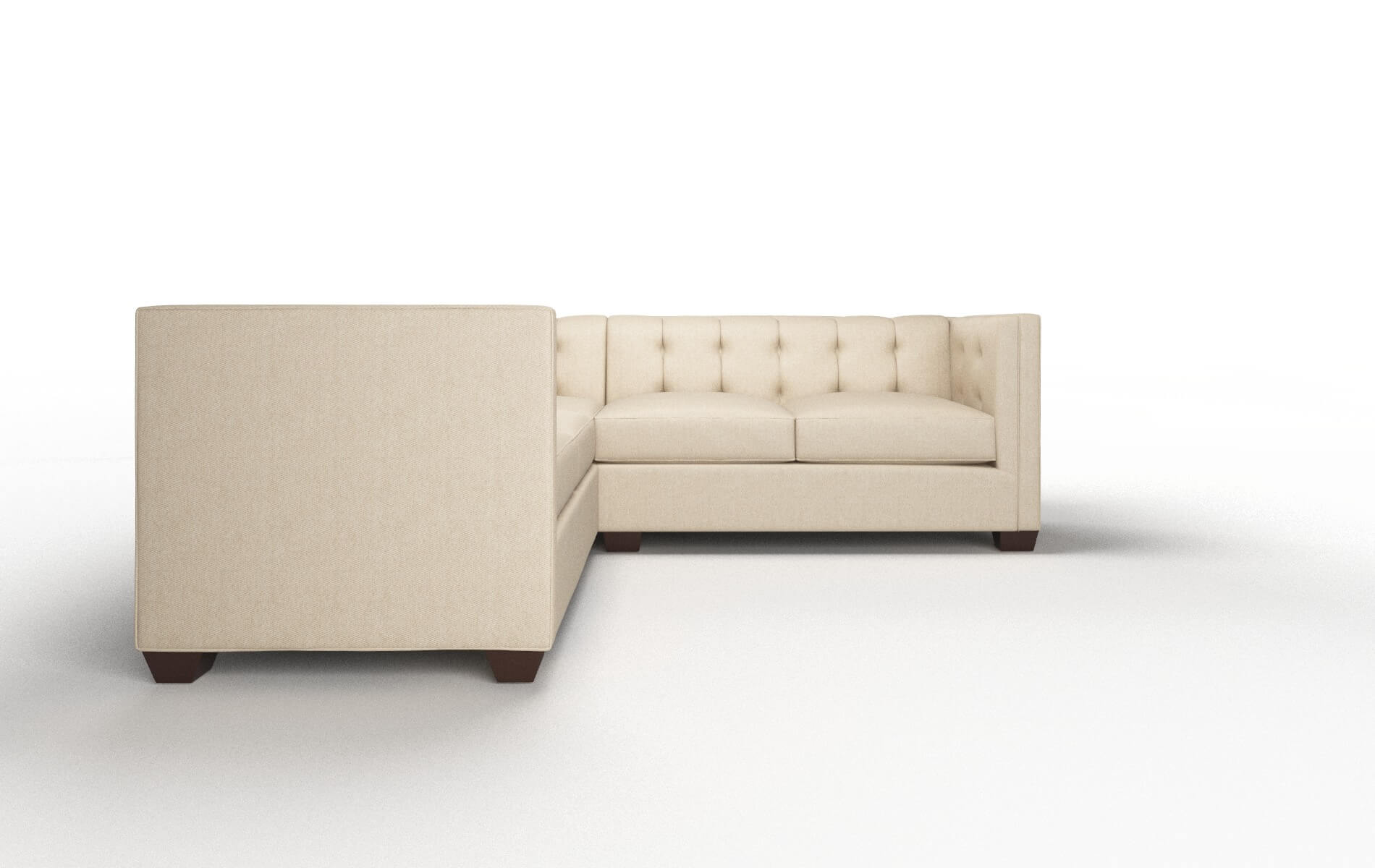 Grant Cosmo Fawn Sectional espresso legs 2