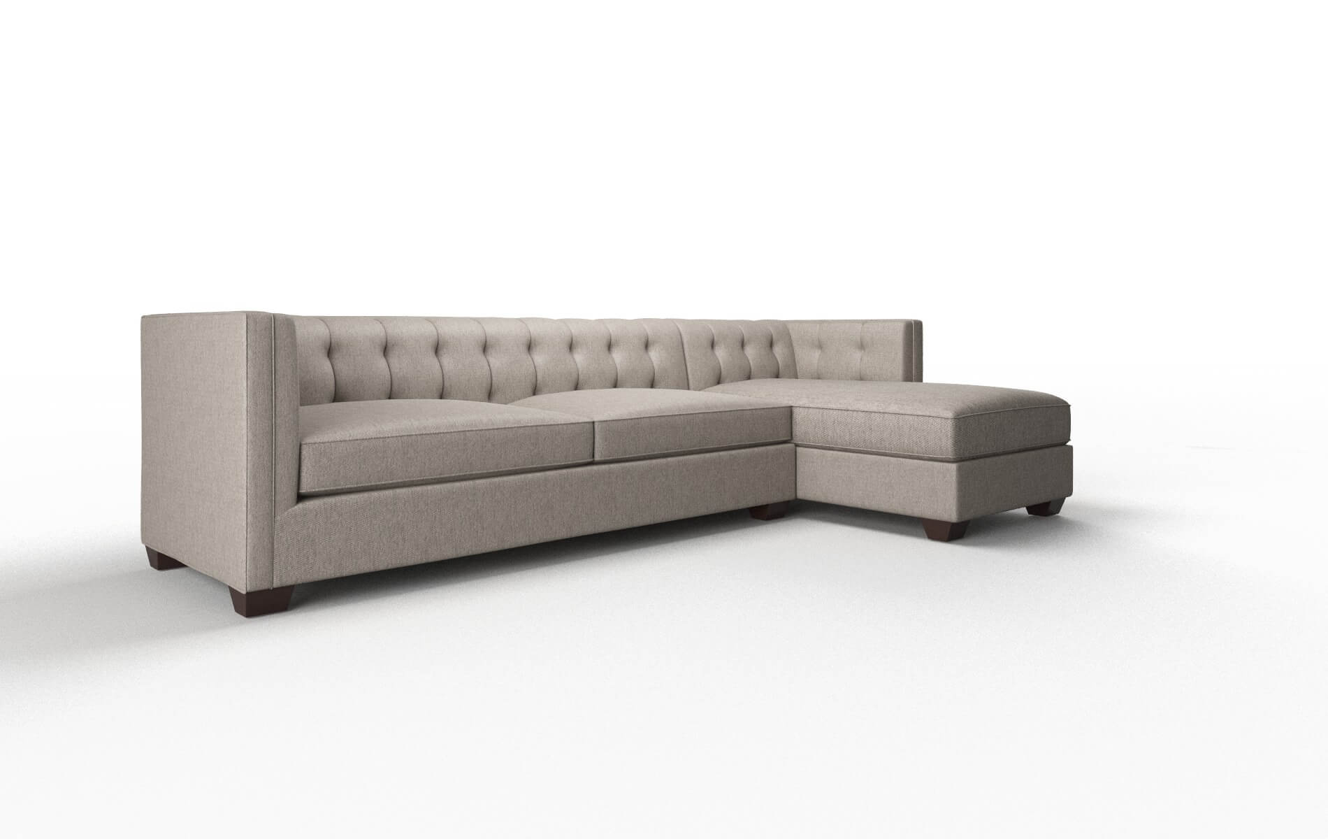 Grant Cosmo Taupe Panel espresso legs 2